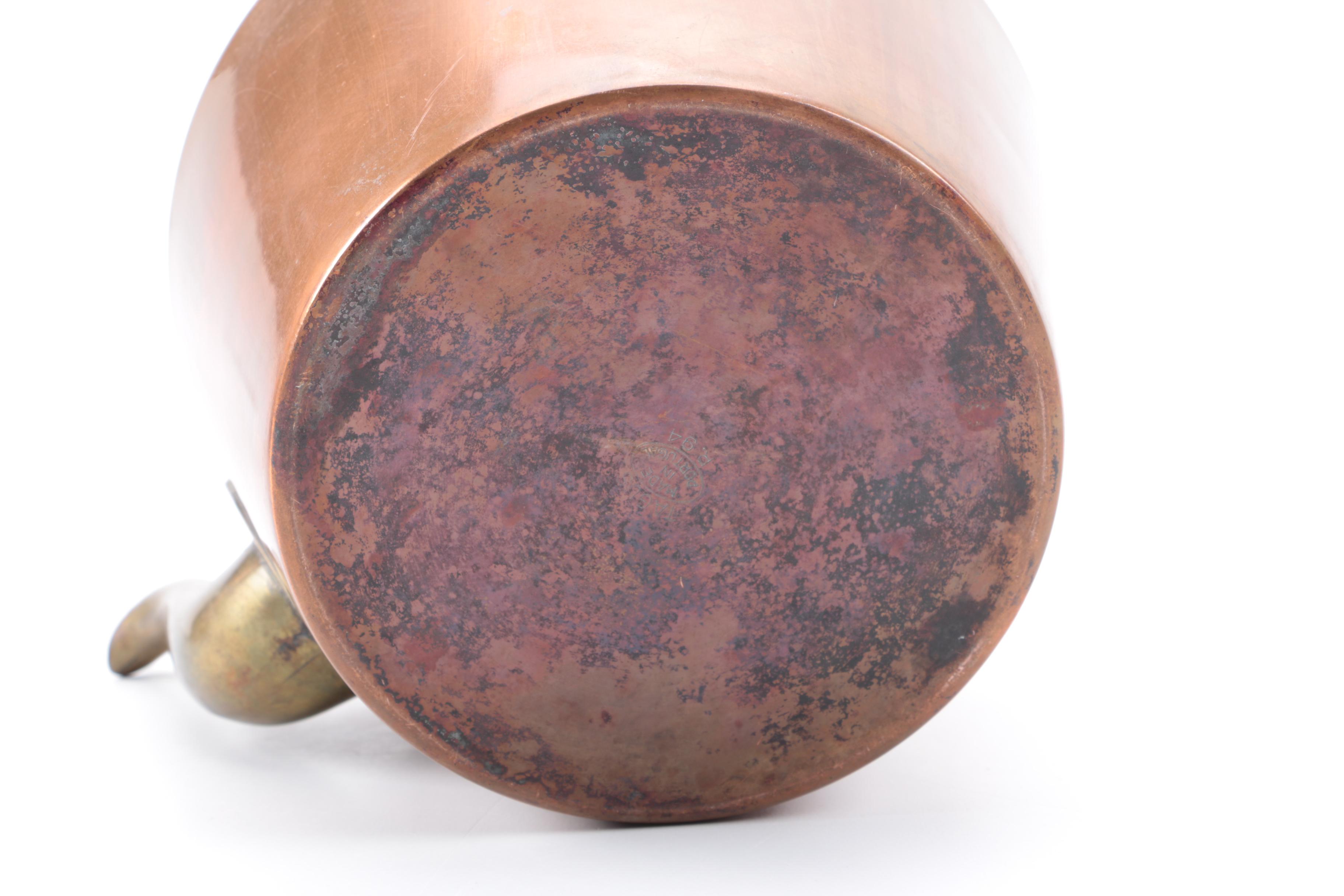 Assortment of Vintage Copper Cookware and Serveware