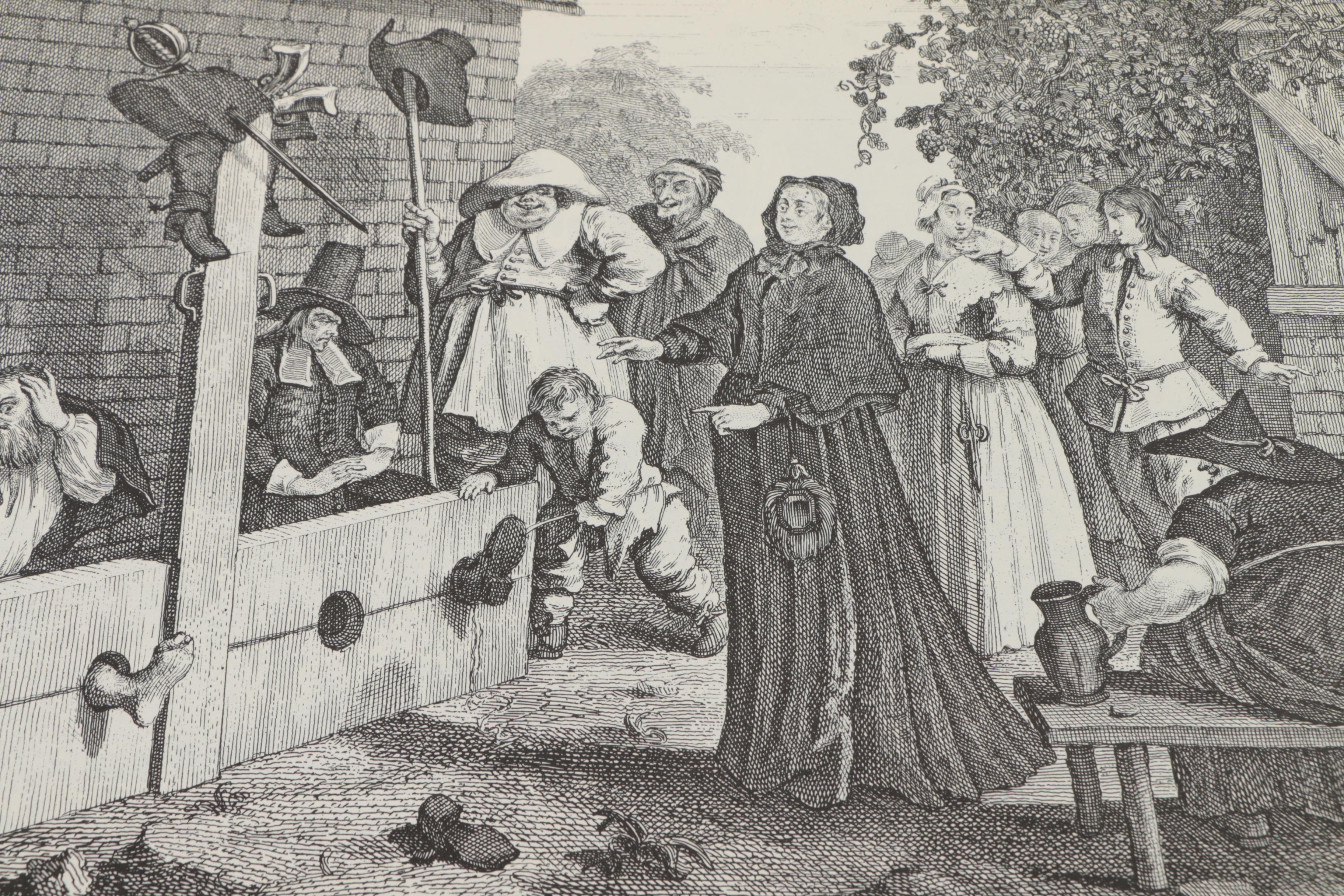 B. Baron Engraving After Hogarth's "Evening" from "Four Times of the Day" Series