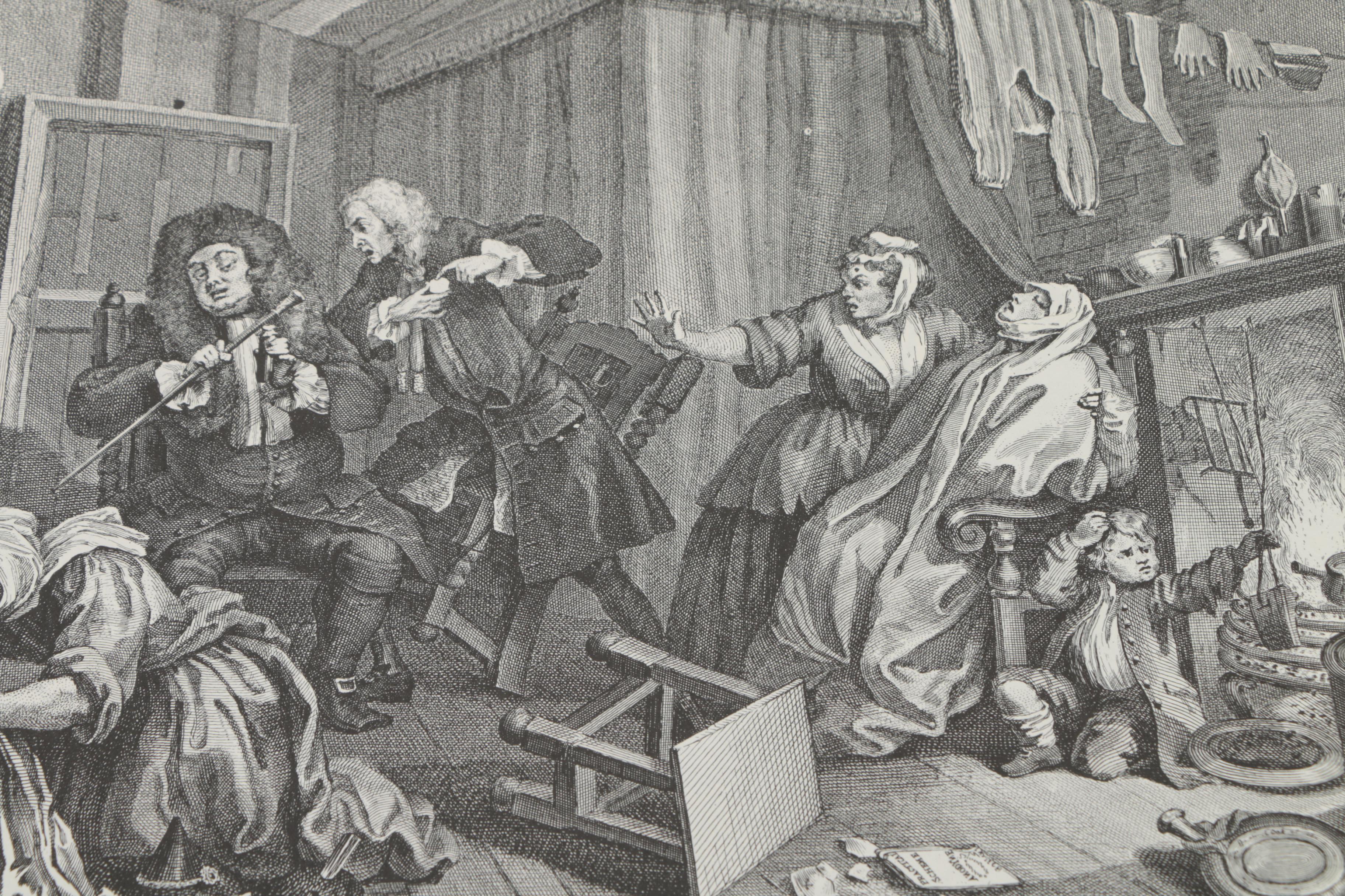 B. Baron Engraving After Hogarth's "Evening" from "Four Times of the Day" Series