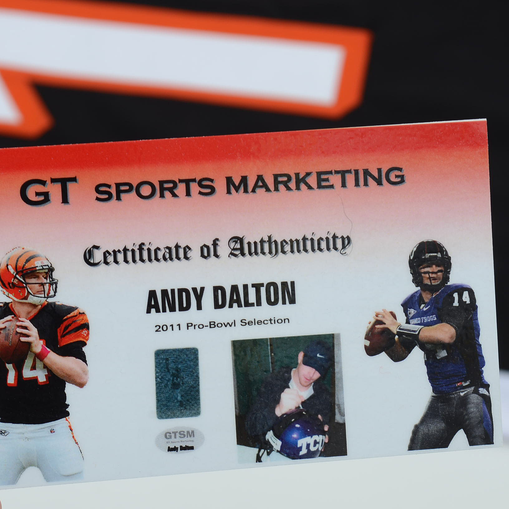 Andy Dalton Signed Bengals Jersey