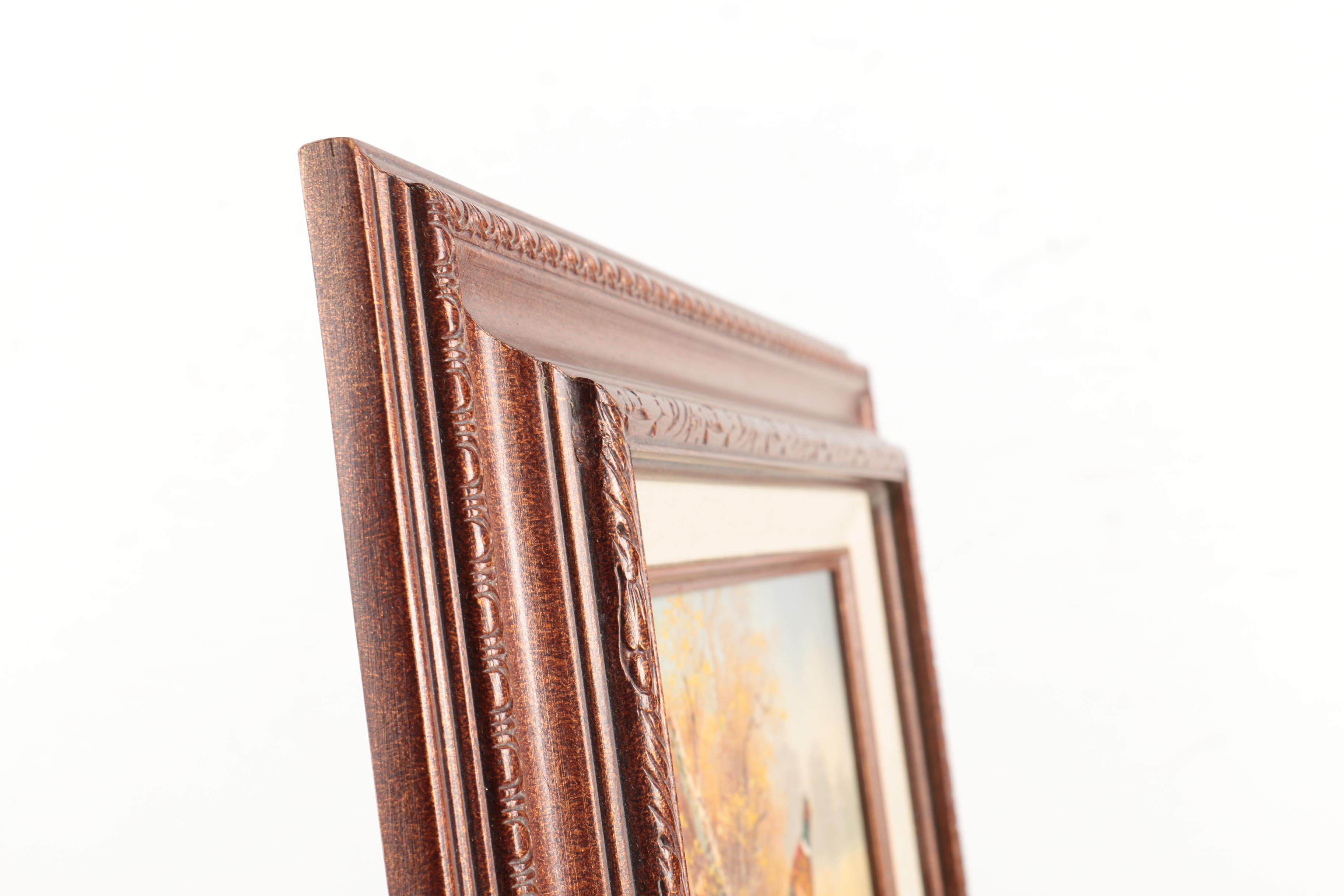 J. Graham Oil Painting of a Pheasant