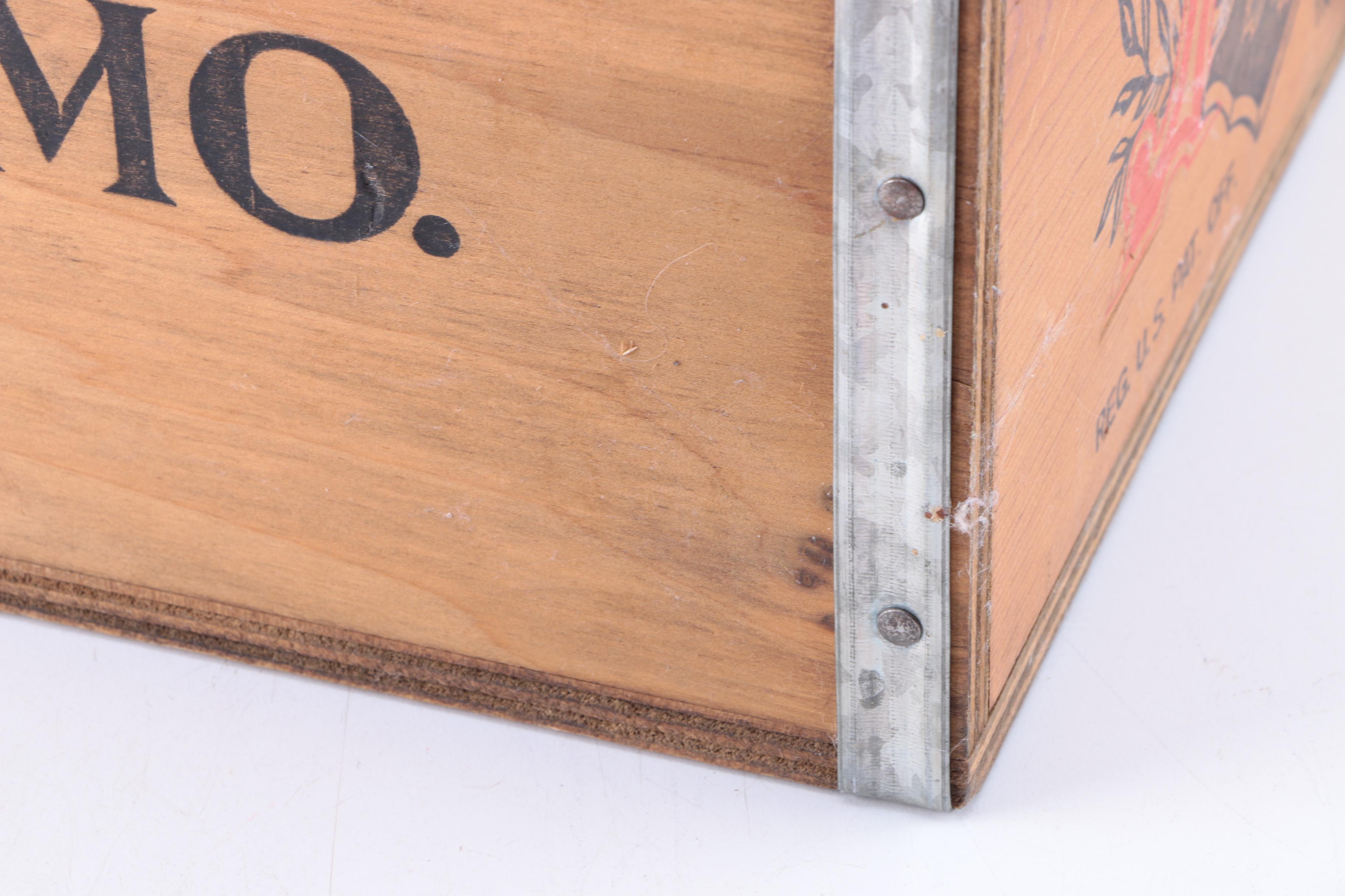 Anheuser-Busch Inc. Budweiser Wooden Crate