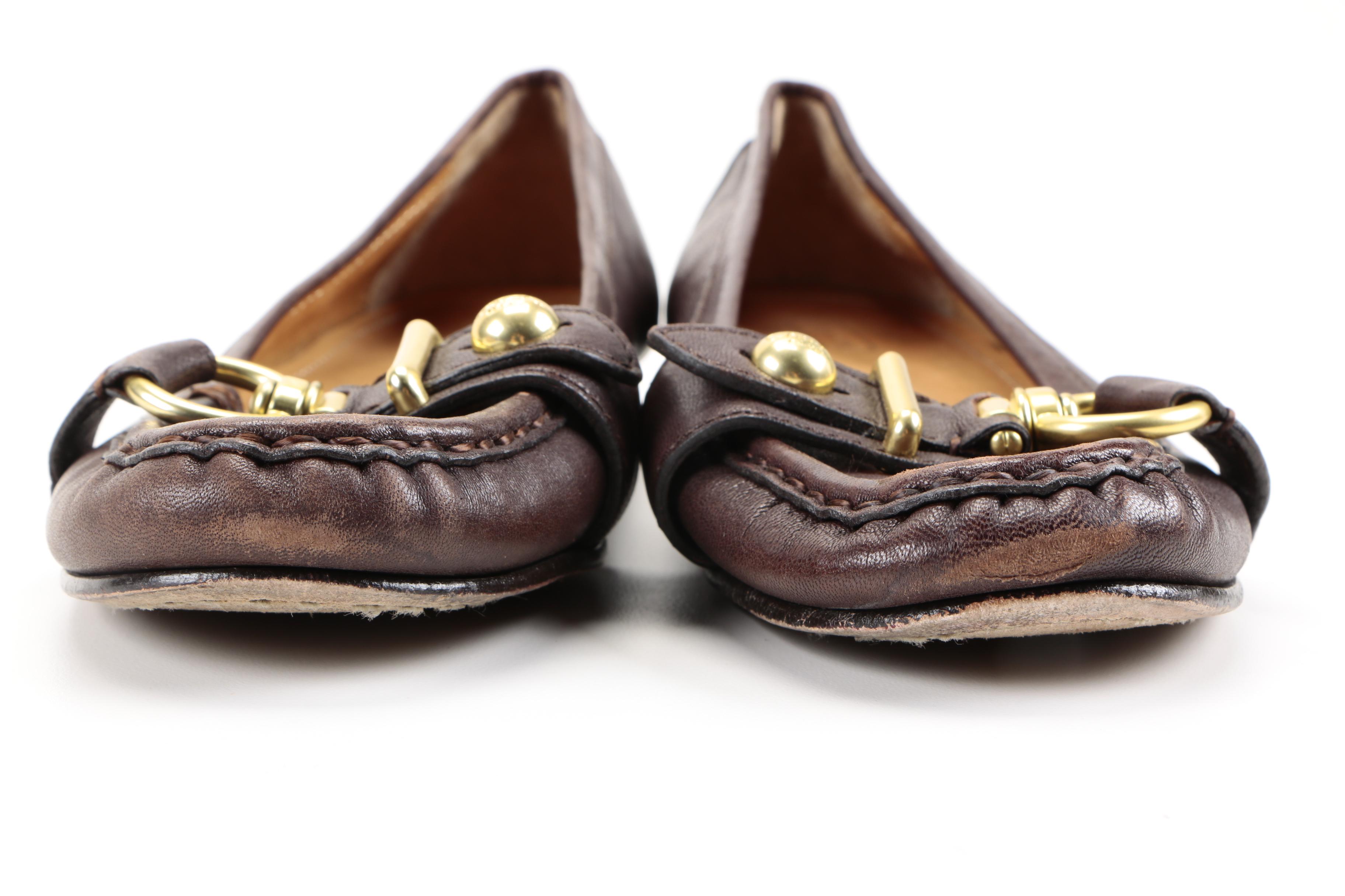 Women's Prada and Coach Loafers