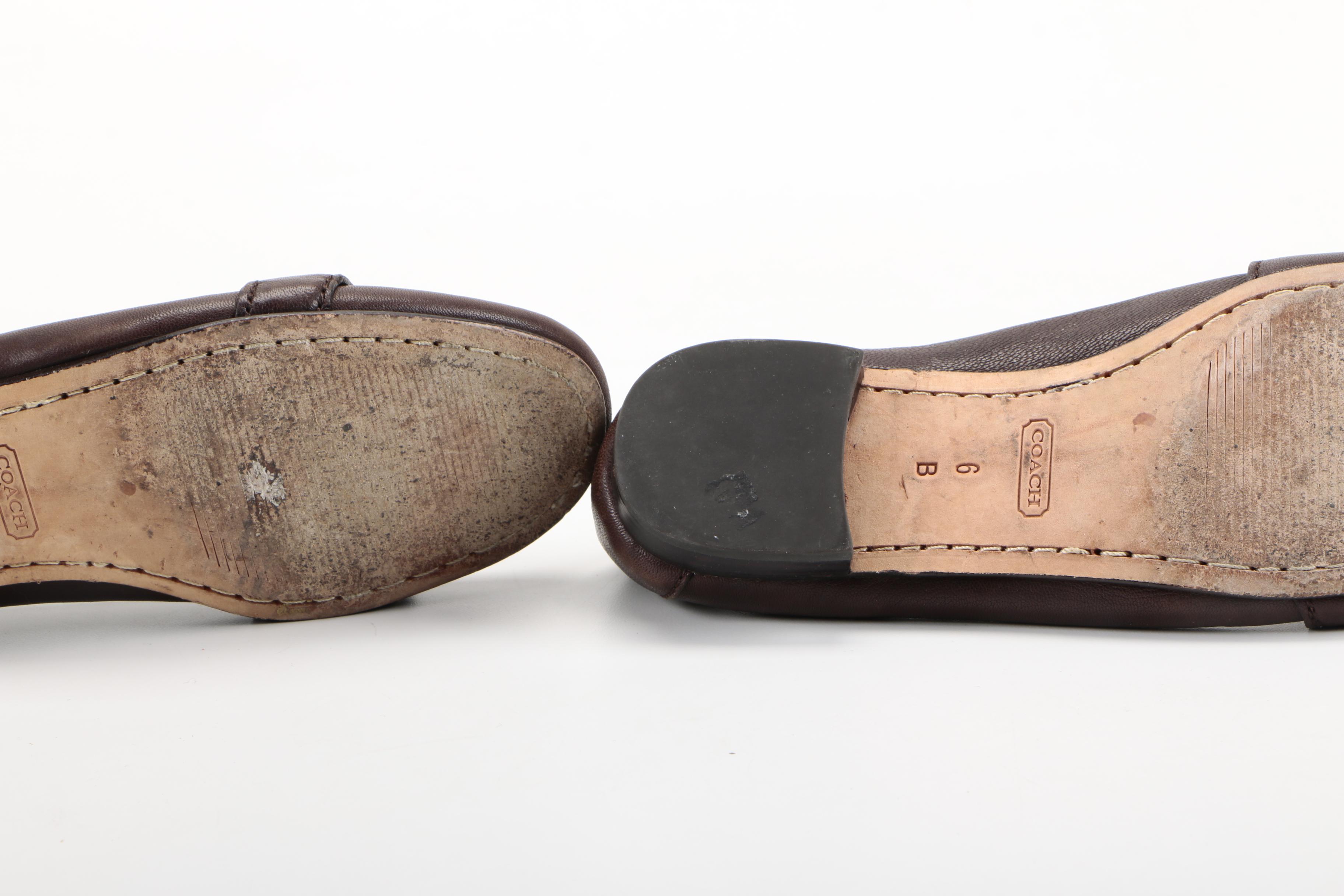 Women's Prada and Coach Loafers