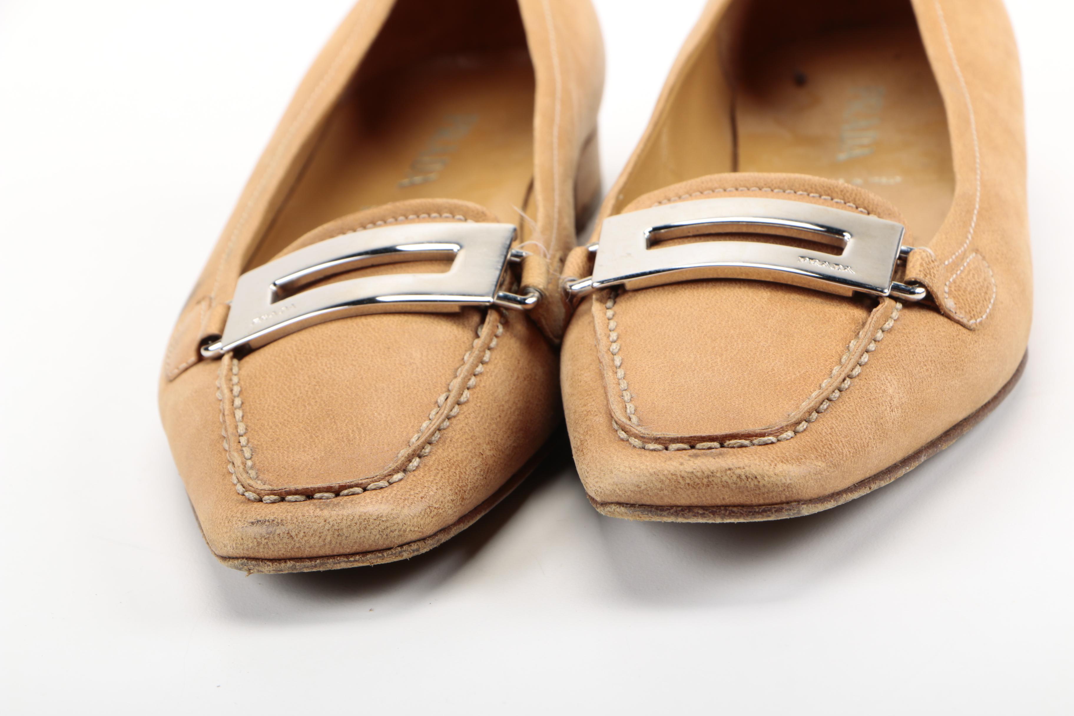 Women's Prada and Coach Loafers