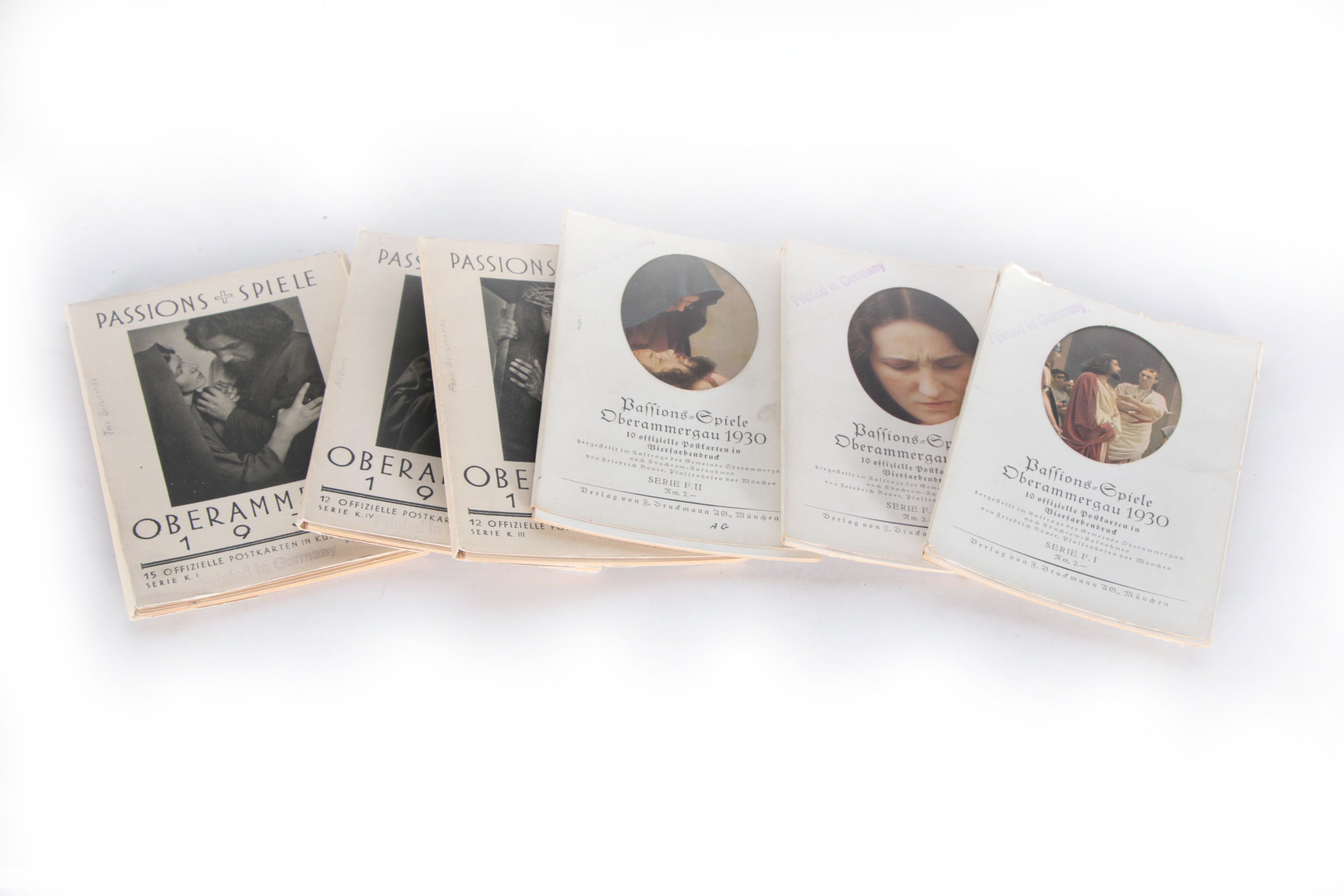 Magic Lantern Slides and Vintage Postcards for The Passion Play at Oberammergau