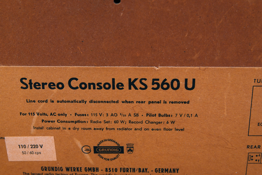 Grundig Stereo Console