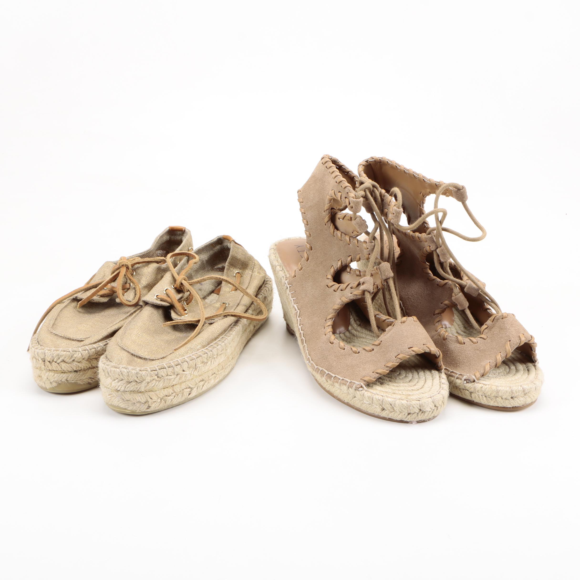 Women's Rattan Shoes Including Tory Burch