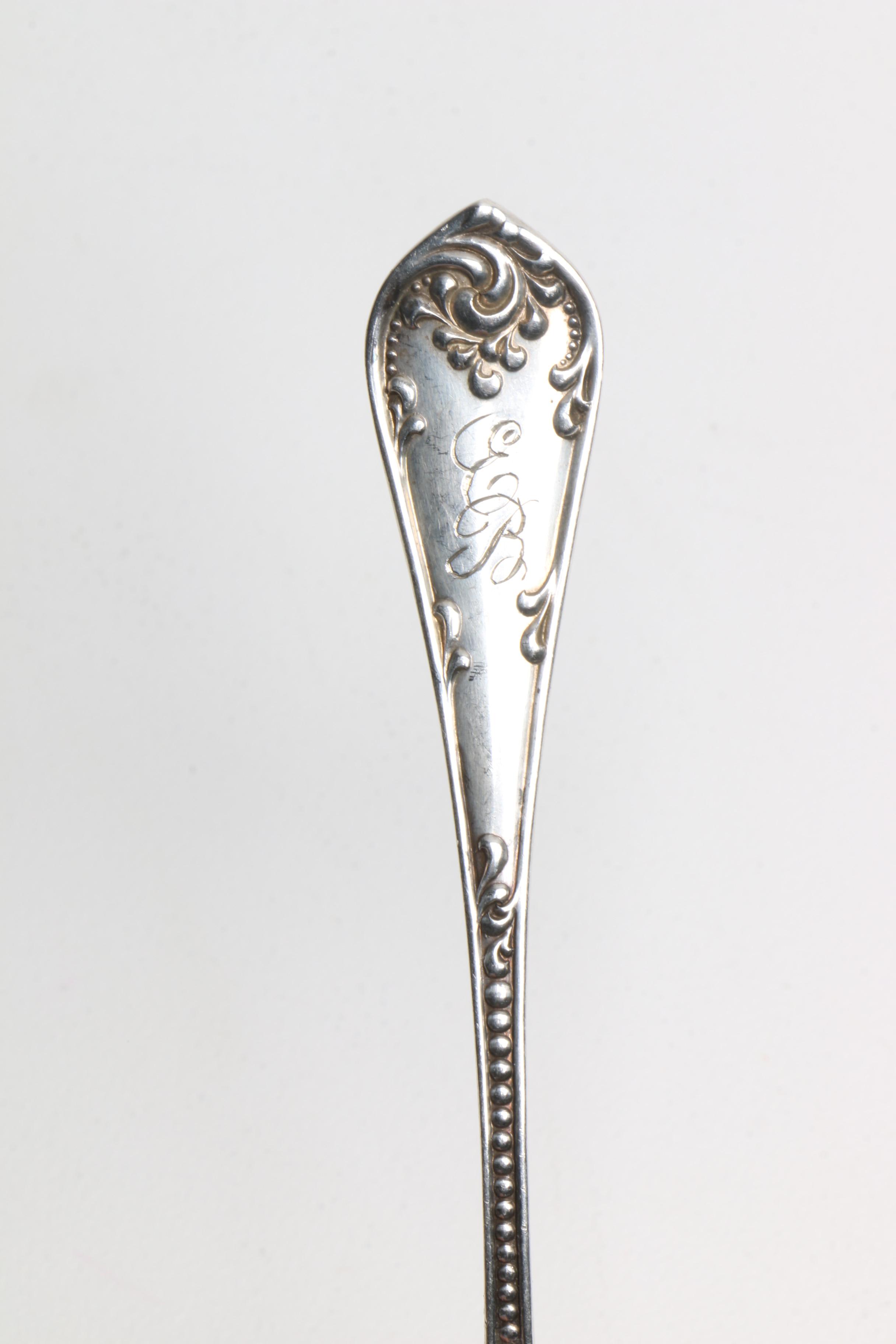 Sterling Spoons with Alvin Mfg. Co. and Norwegian Magnus Aase 830 Silver Spoon