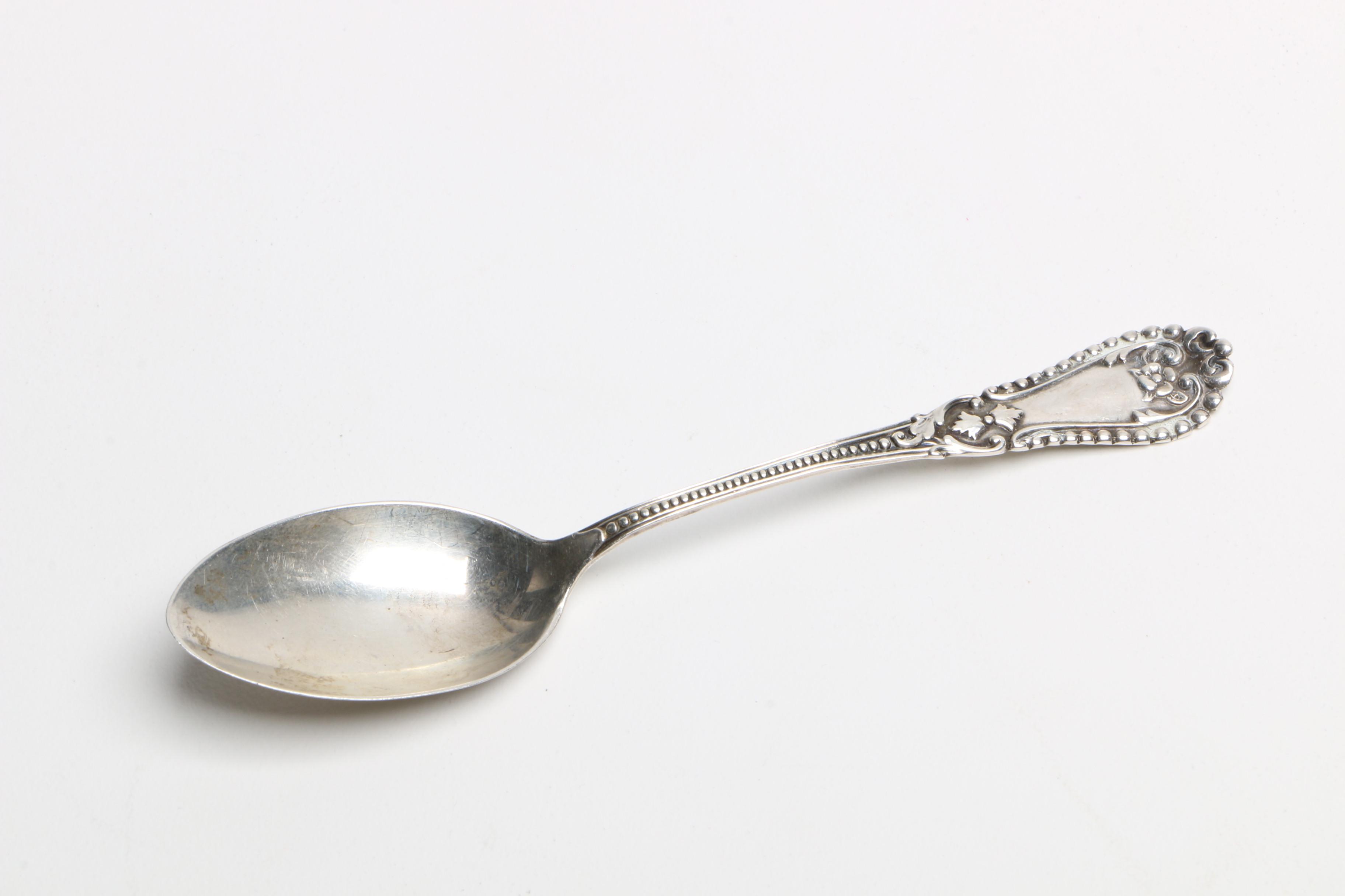 Sterling Spoons with Alvin Mfg. Co. and Norwegian Magnus Aase 830 Silver Spoon