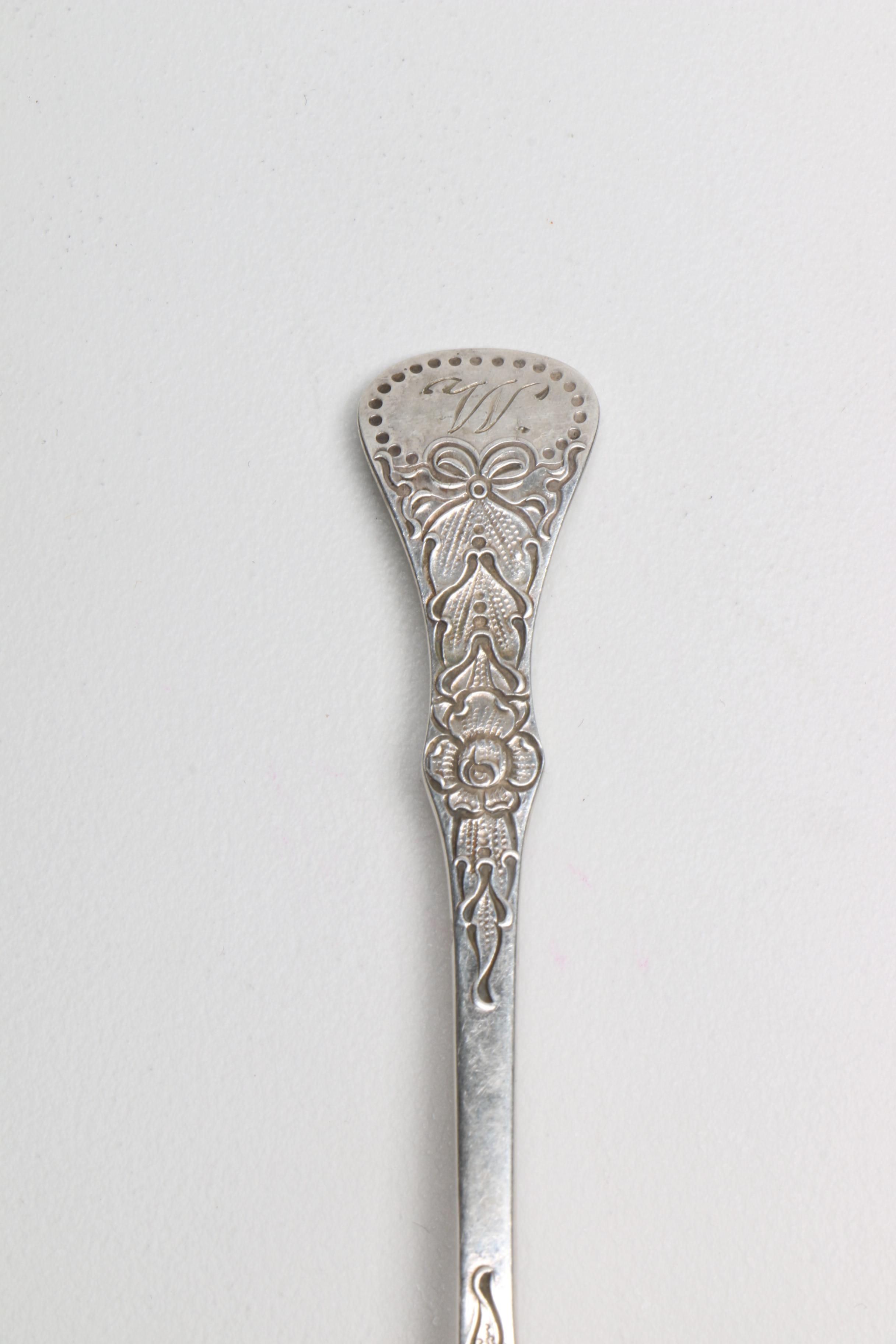 Sterling Spoons with Alvin Mfg. Co. and Norwegian Magnus Aase 830 Silver Spoon