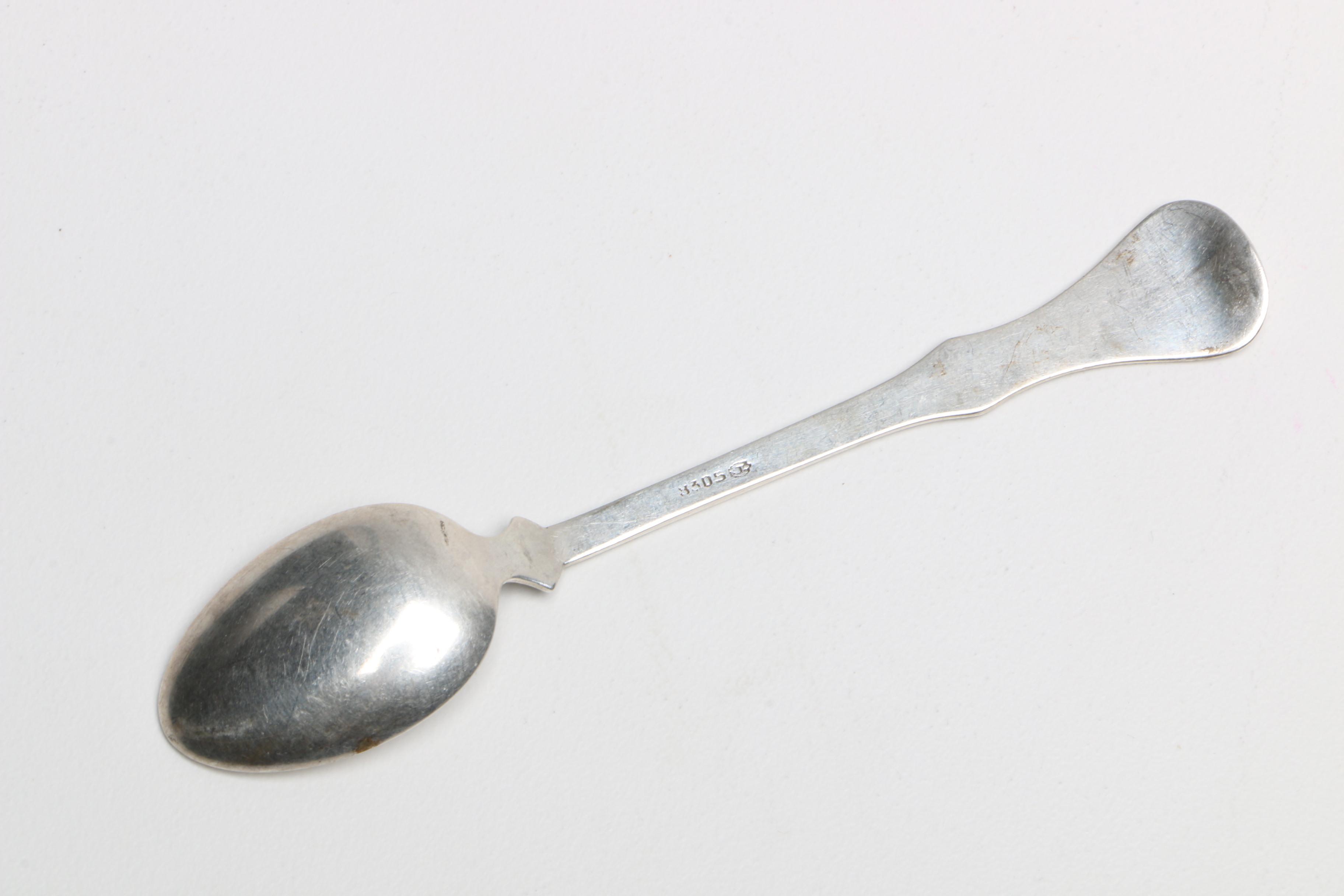 Sterling Spoons with Alvin Mfg. Co. and Norwegian Magnus Aase 830 Silver Spoon
