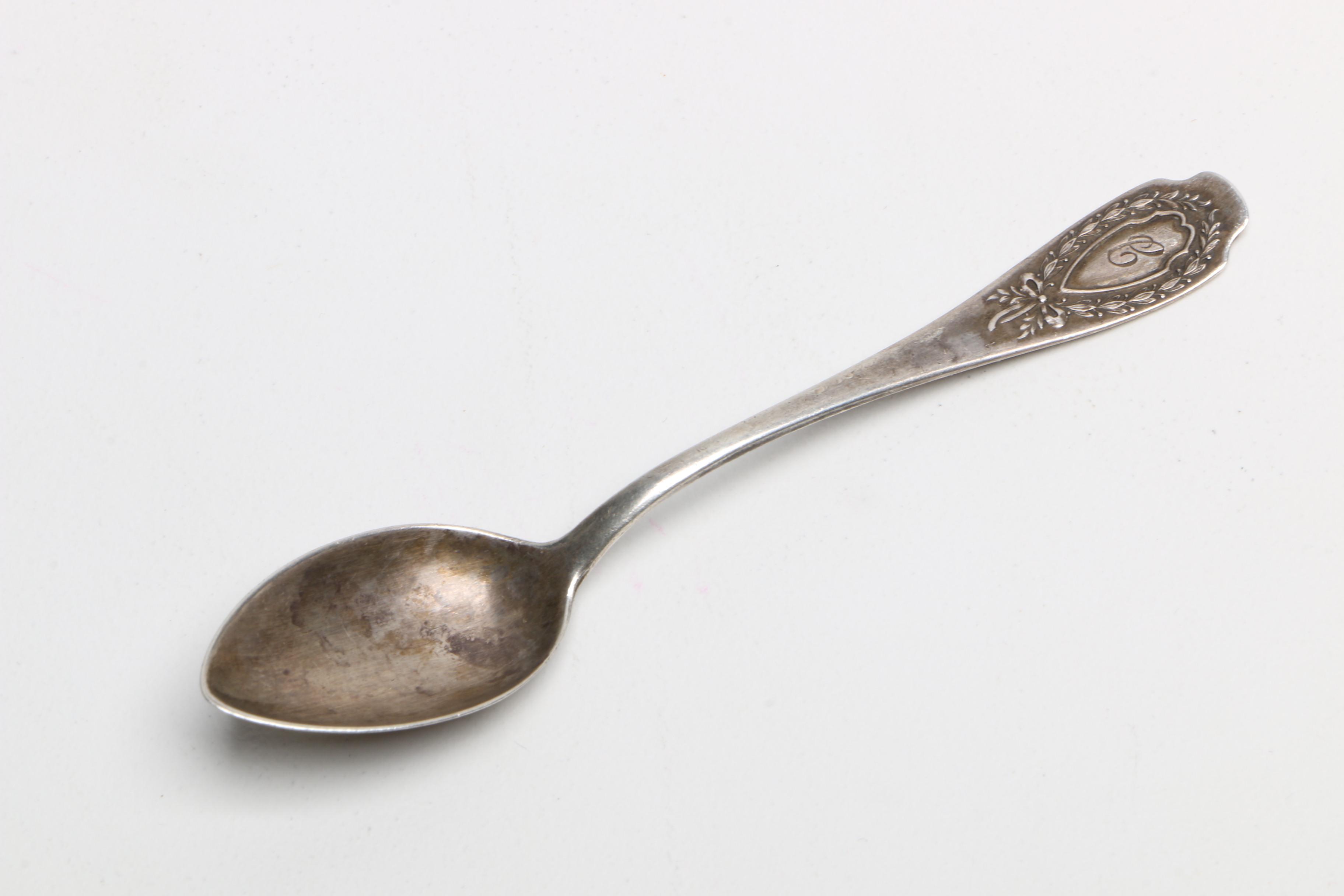 Sterling Spoons with Alvin Mfg. Co. and Norwegian Magnus Aase 830 Silver Spoon