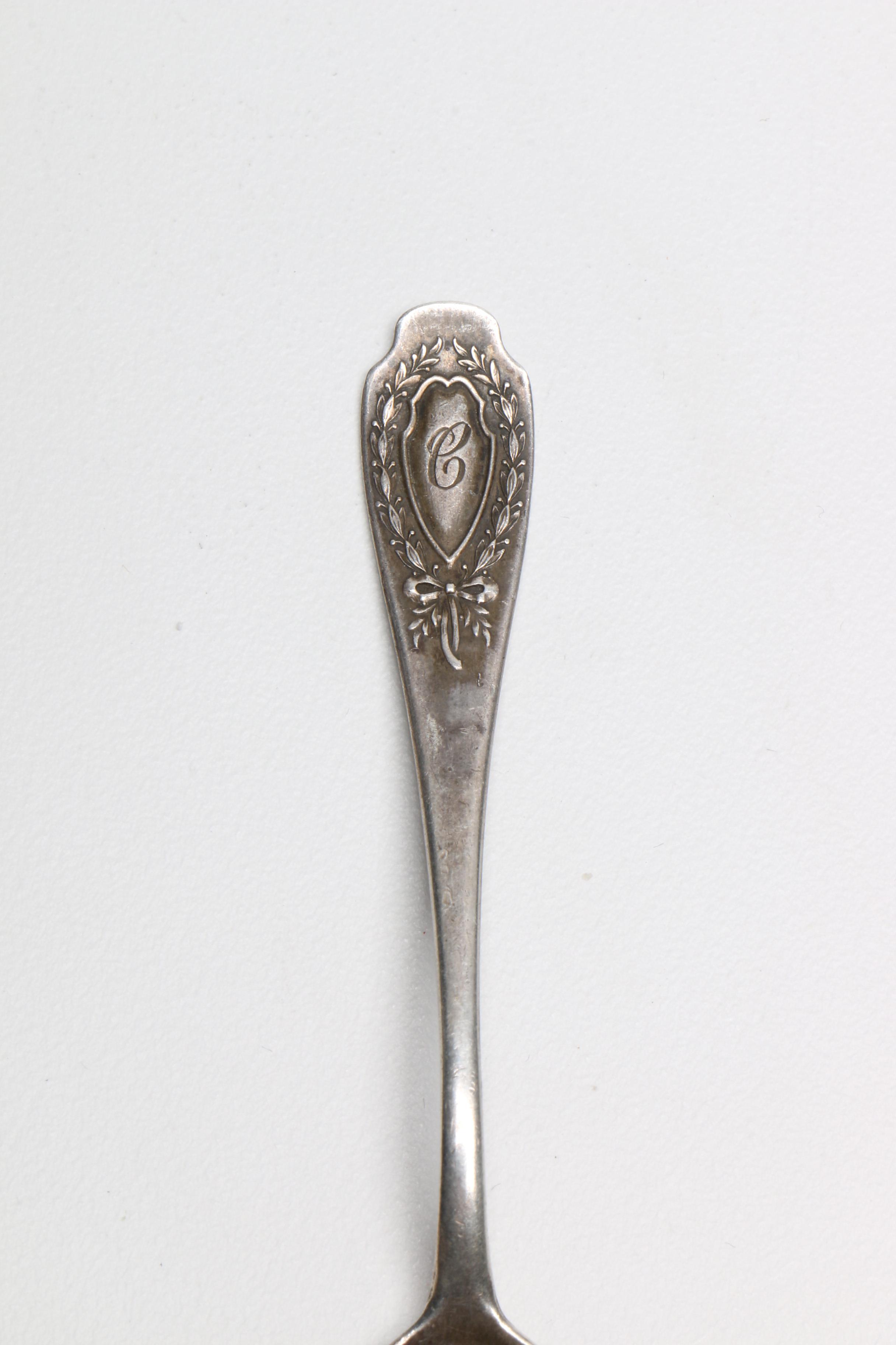 Sterling Spoons with Alvin Mfg. Co. and Norwegian Magnus Aase 830 Silver Spoon