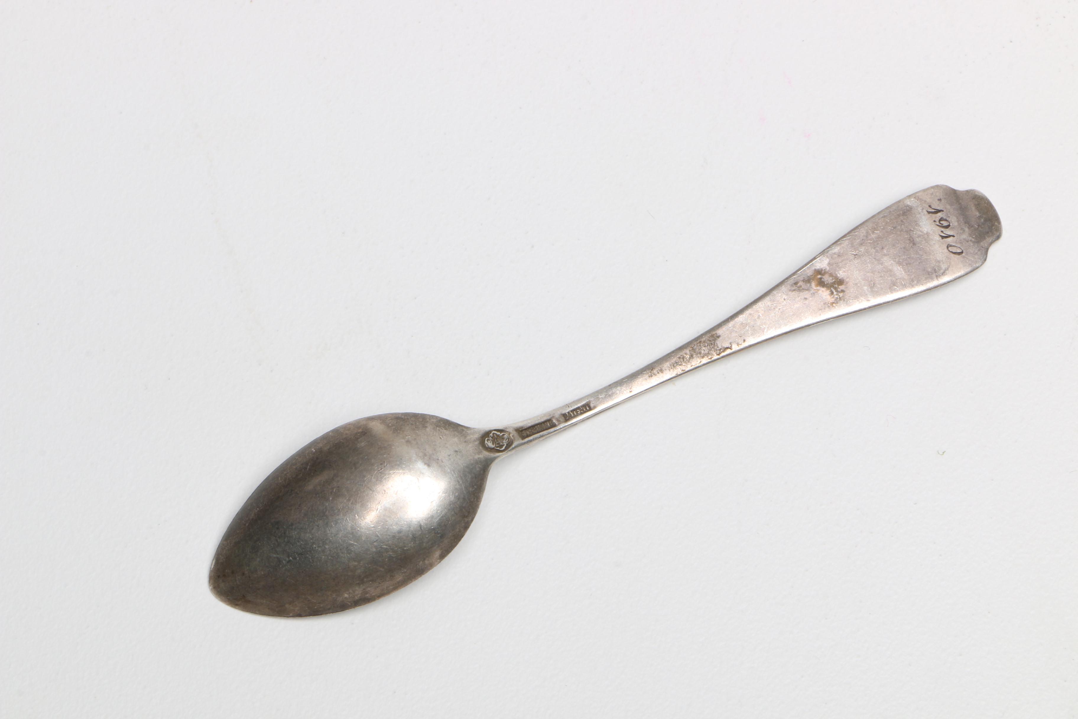 Sterling Spoons with Alvin Mfg. Co. and Norwegian Magnus Aase 830 Silver Spoon