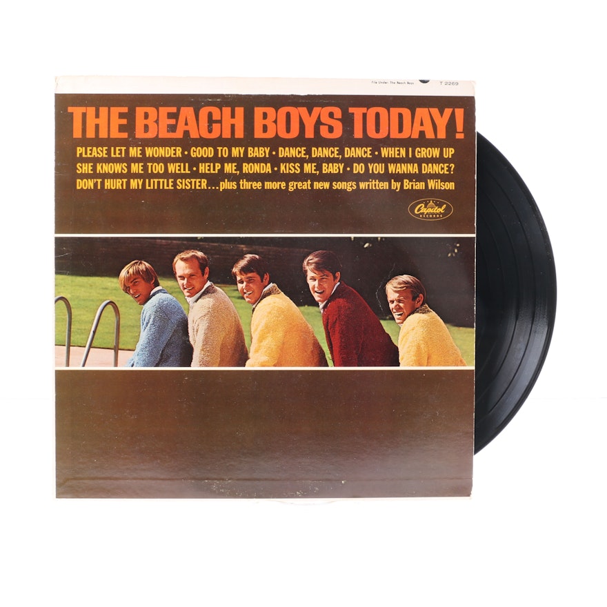"The Beach Boys Today!" Original US Mono LP with "The Teen Set" Magazine