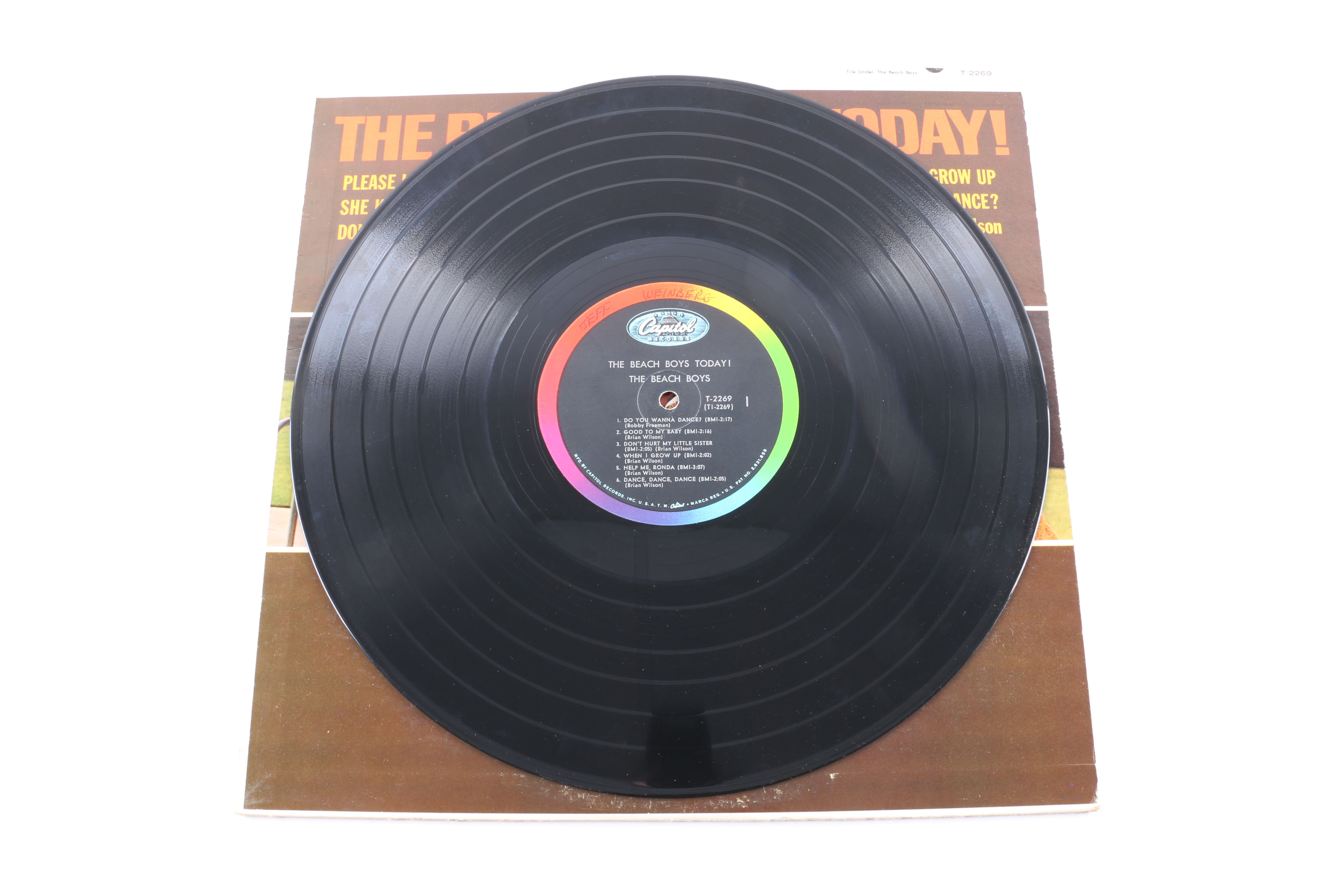 "The Beach Boys Today!" Original US Mono LP with "The Teen Set" Magazine