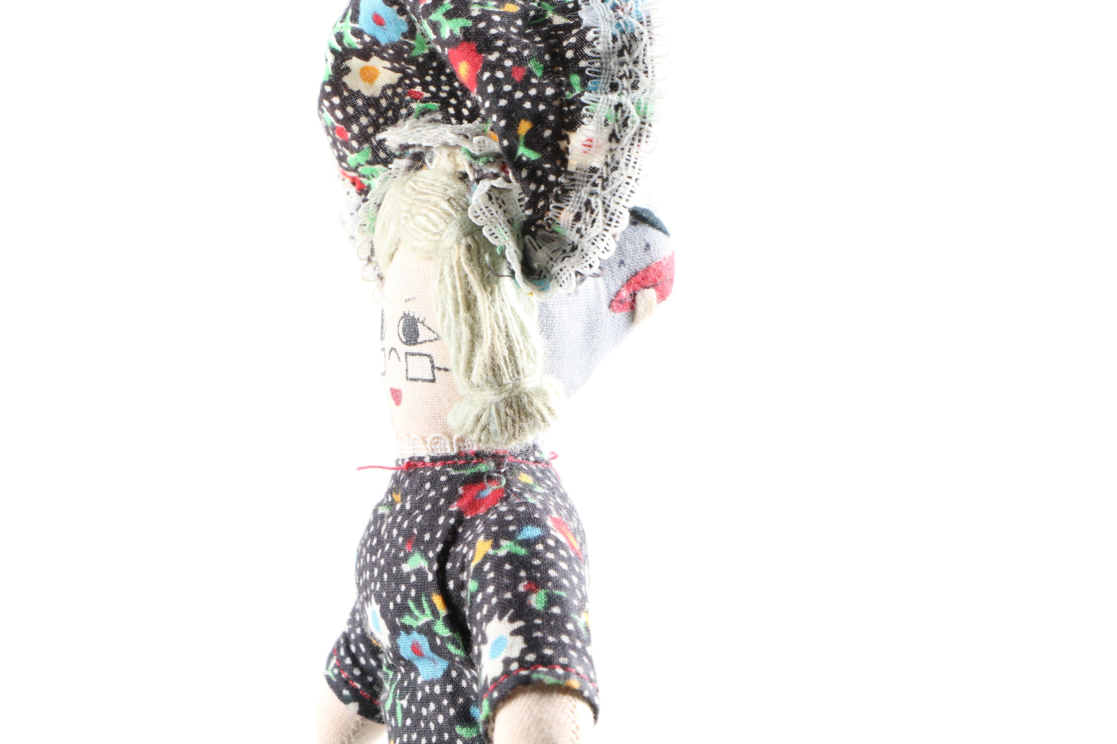 Vintage Little Red Riding Hood Topsy Turvy Doll