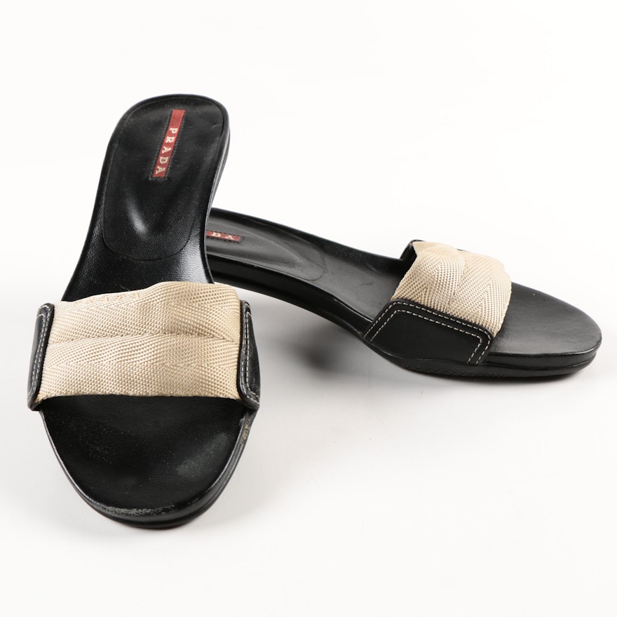 Prada Leather Sandals