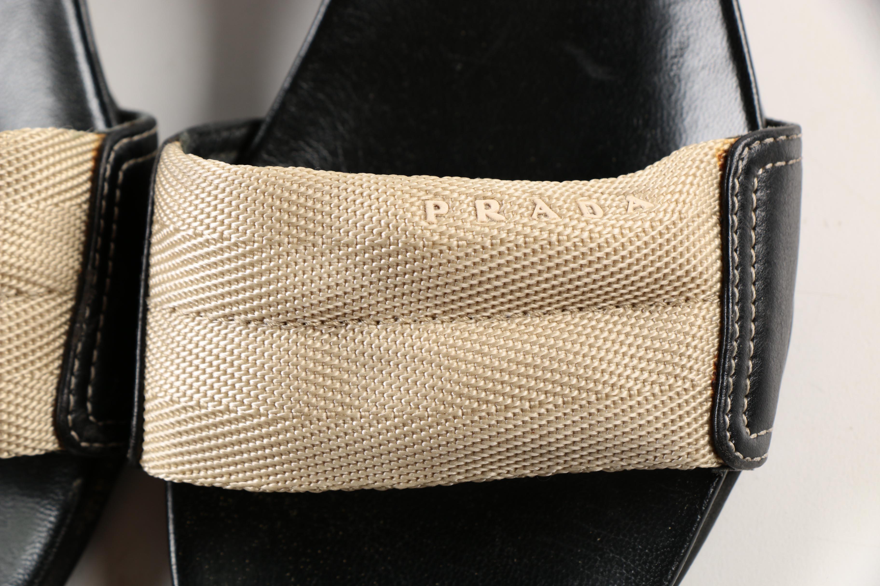 Prada Leather Sandals