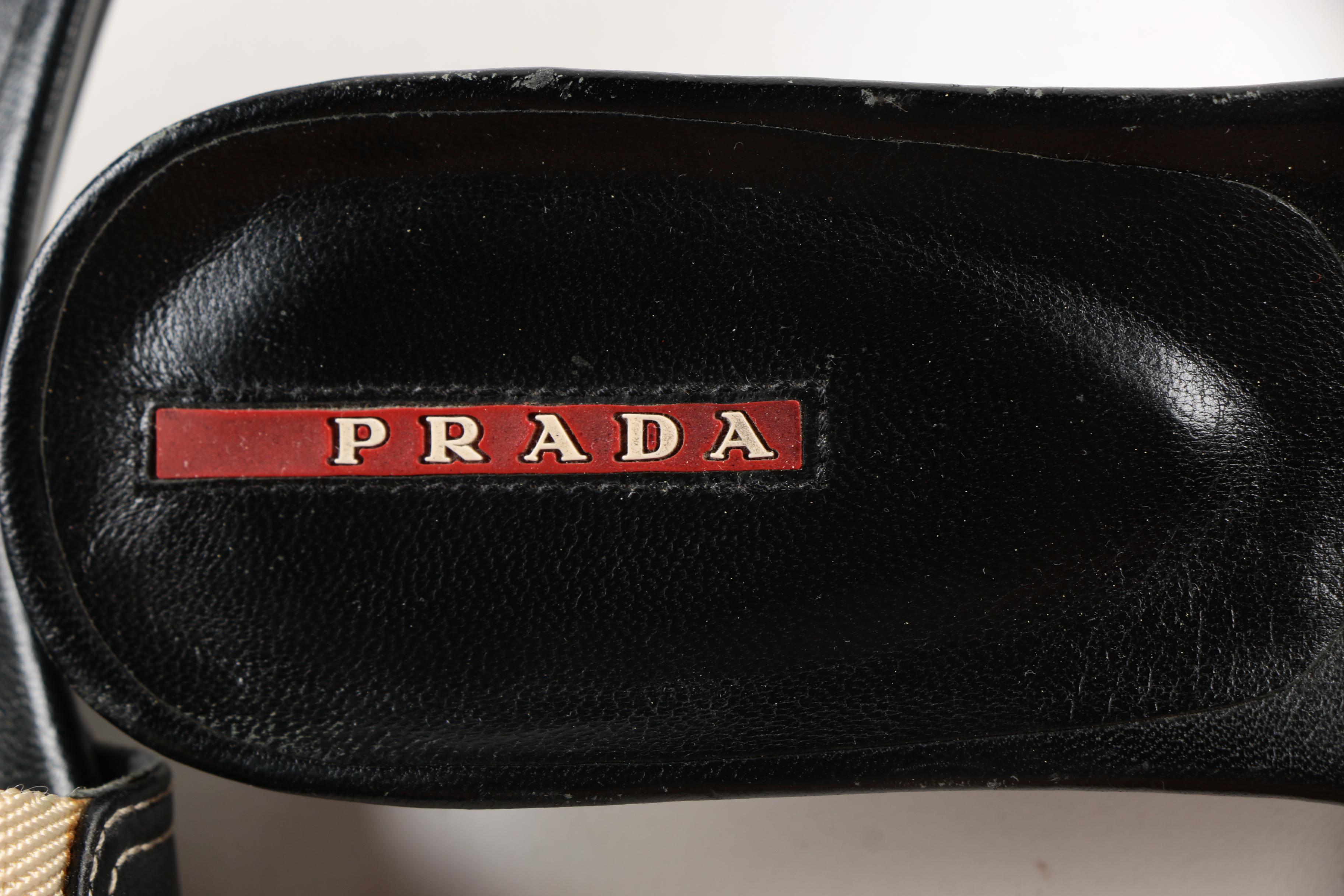 Prada Leather Sandals