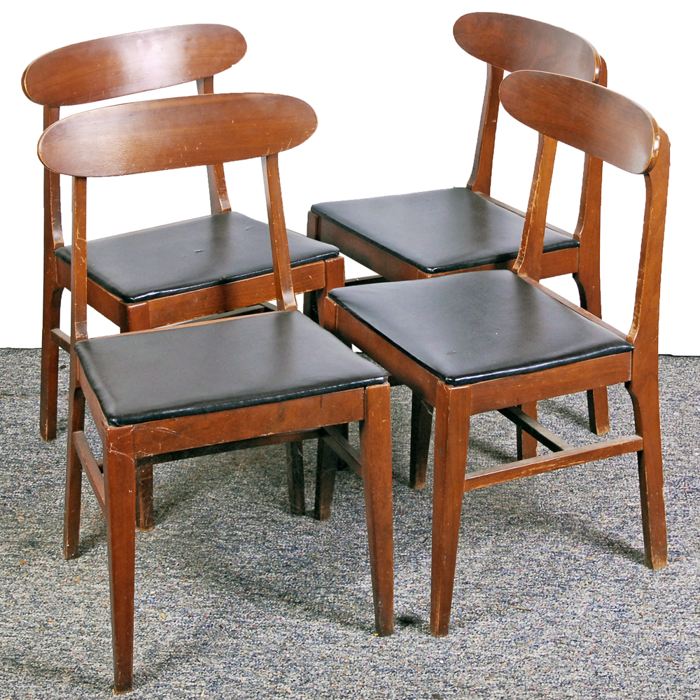 Set of Vintage Mid Century Modern Dining Chairs by The Liberty Chair Company