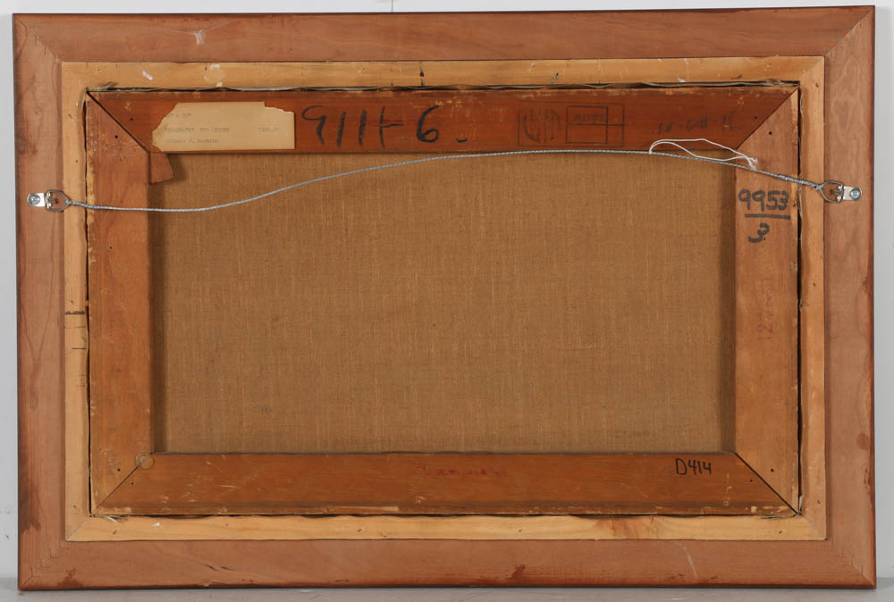 Antonio Martino Oil Painting on Canvas "Seascape - Two Lights"