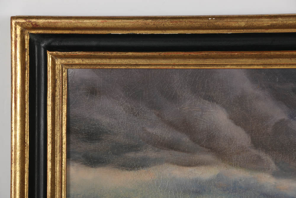 Oil Painting on Board of the Steamboat "Hendrik Hudson"