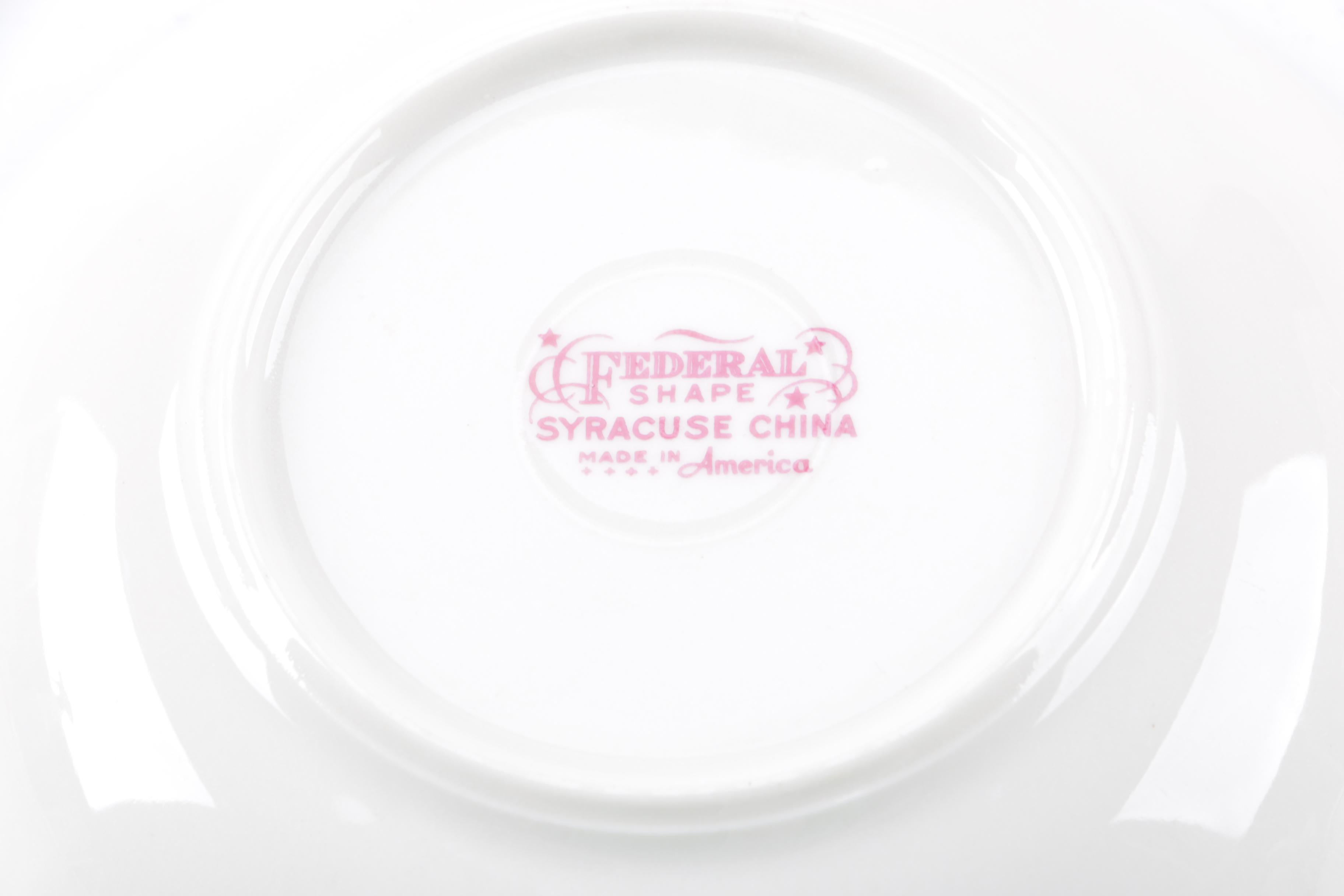 Syracuse "Victoria" China Tableware
