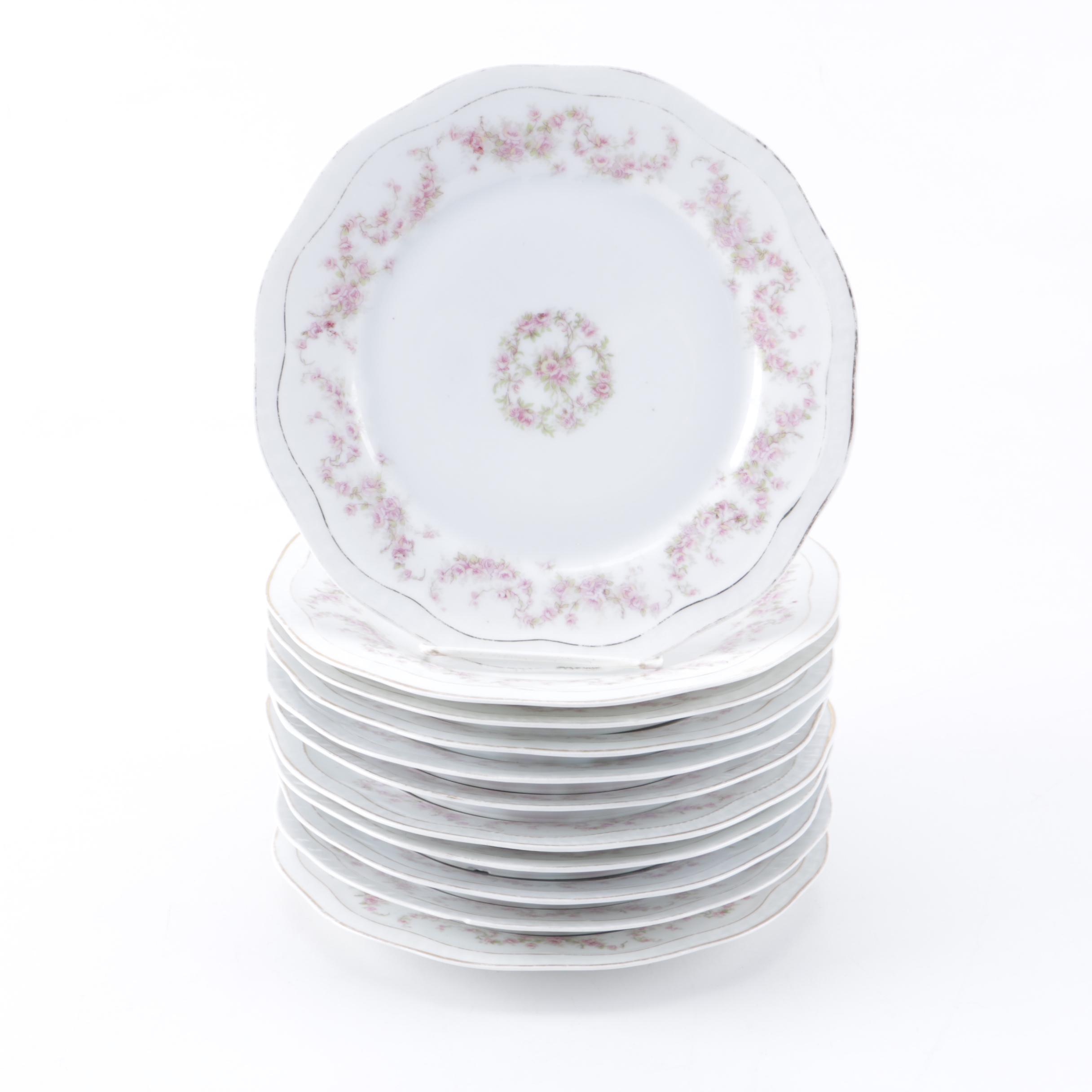 Zeh Scherzer Bavaria Porcelain Plates