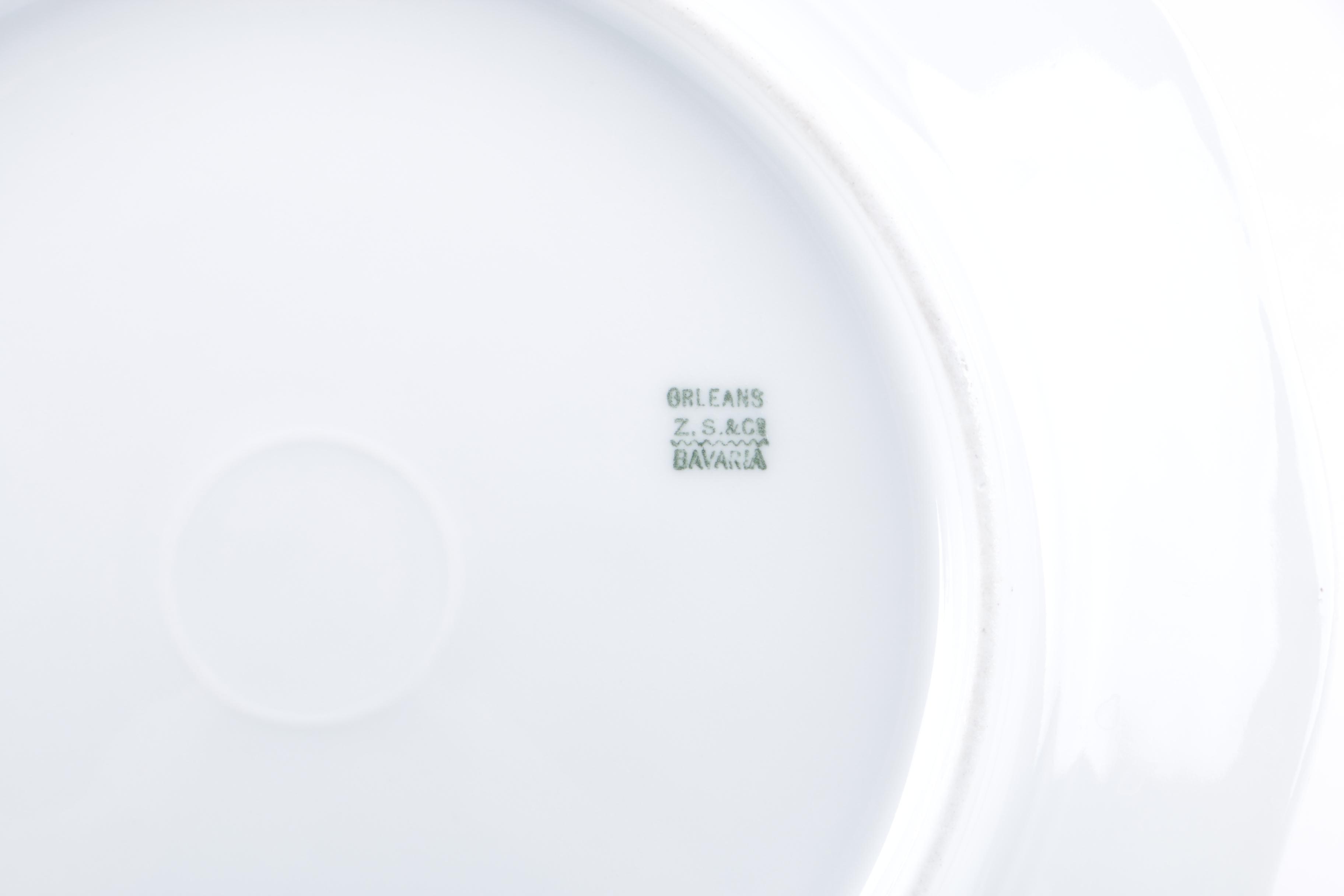 Zeh Scherzer Bavaria Porcelain Plates