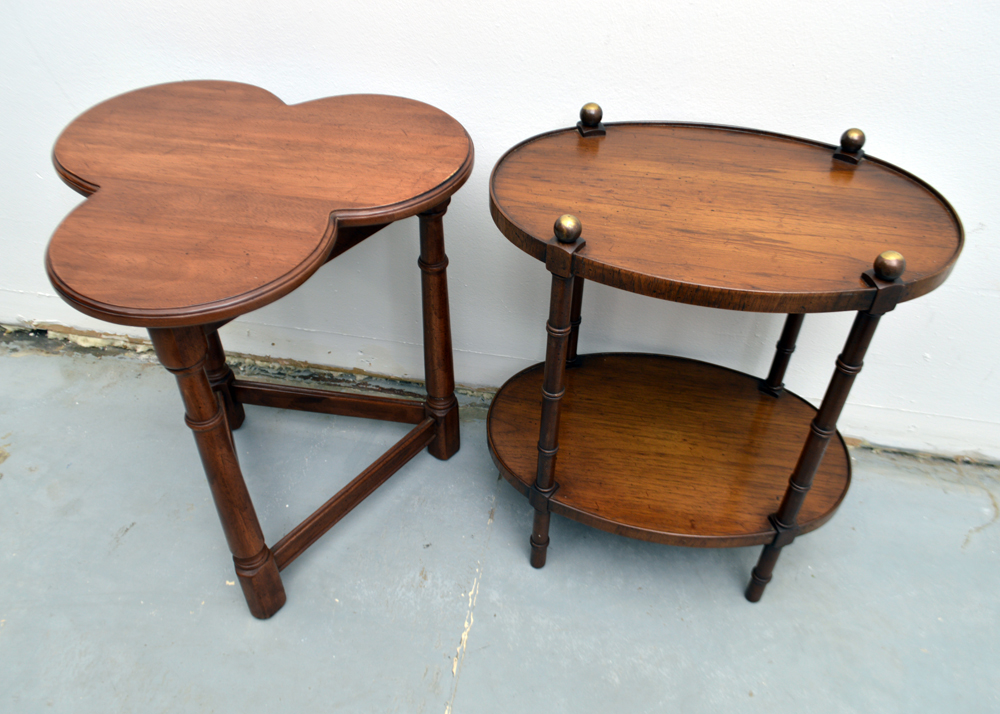 Two English Style End Tables