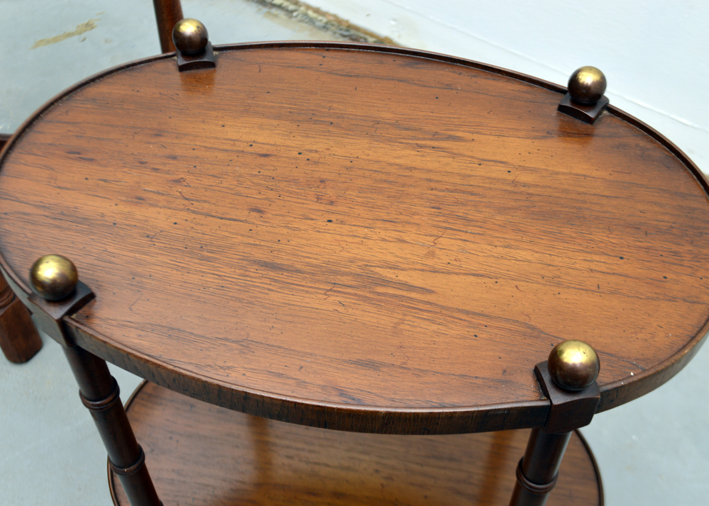 Two English Style End Tables