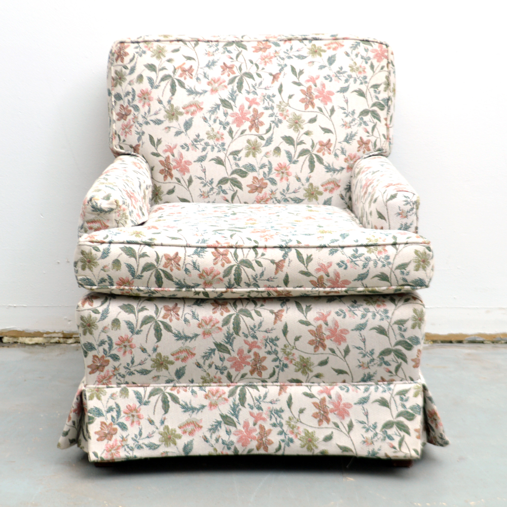 Vintage Upholstered Armchair