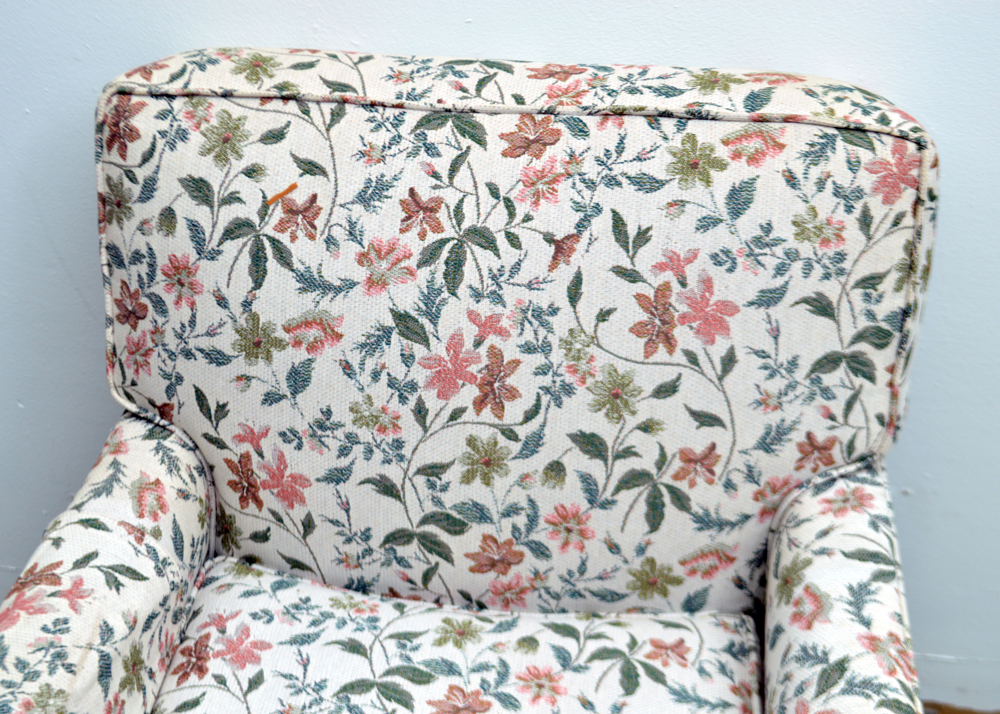 Vintage Upholstered Armchair