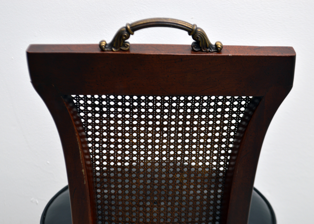 Vintage Chair, Needlepoint and Magazine Rack