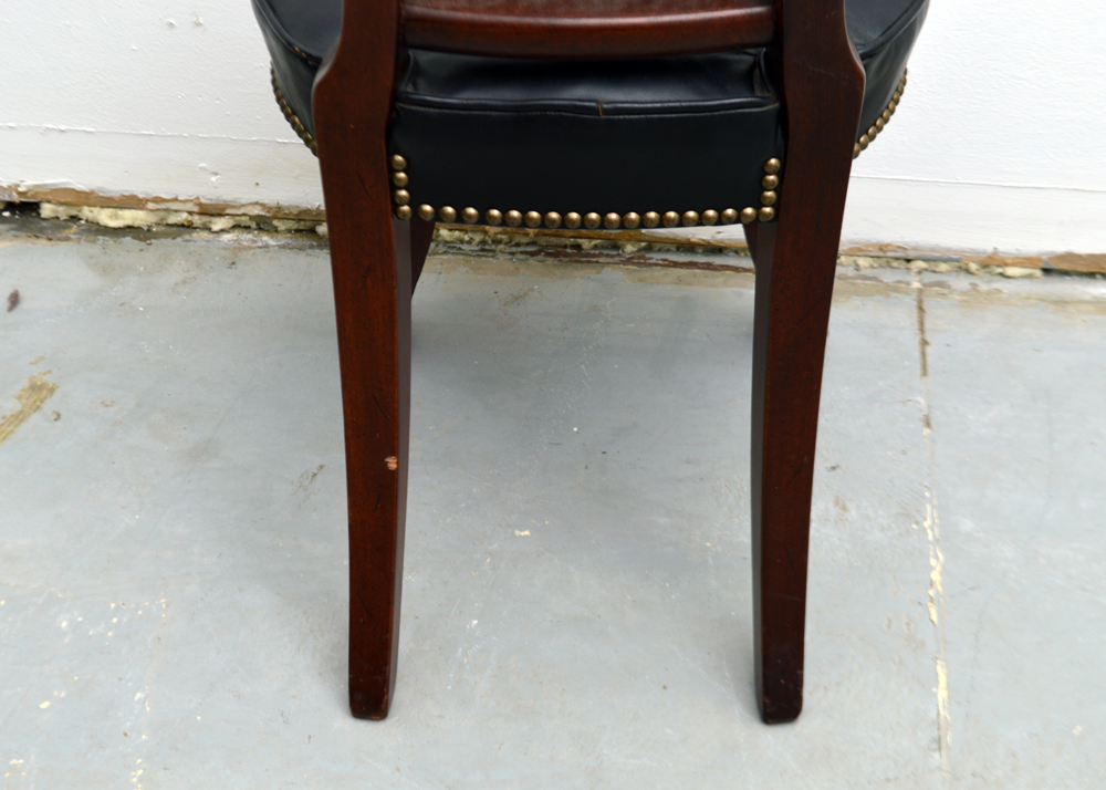 Vintage Chair, Needlepoint and Magazine Rack