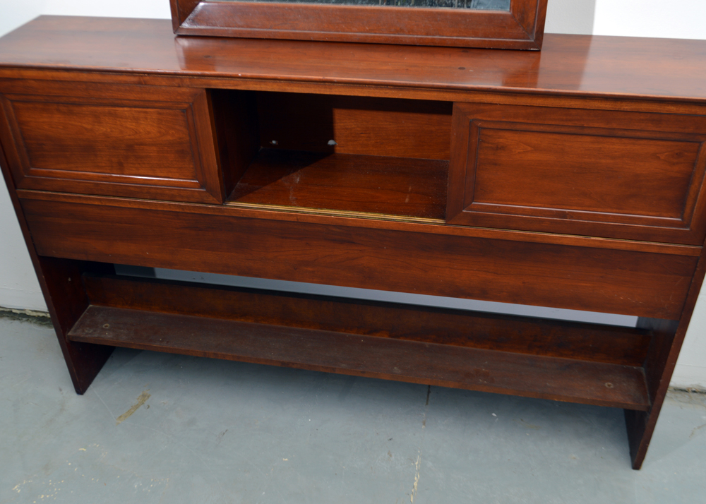 Willett Cherry Full Size Headboard and Mirror