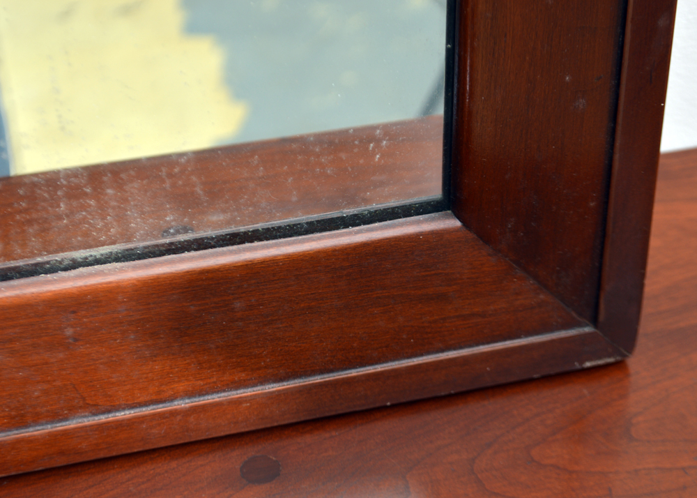 Willett Cherry Full Size Headboard and Mirror