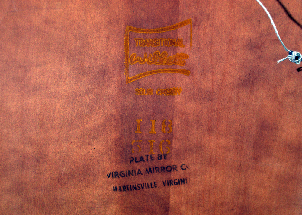 Willett Cherry Full Size Headboard and Mirror