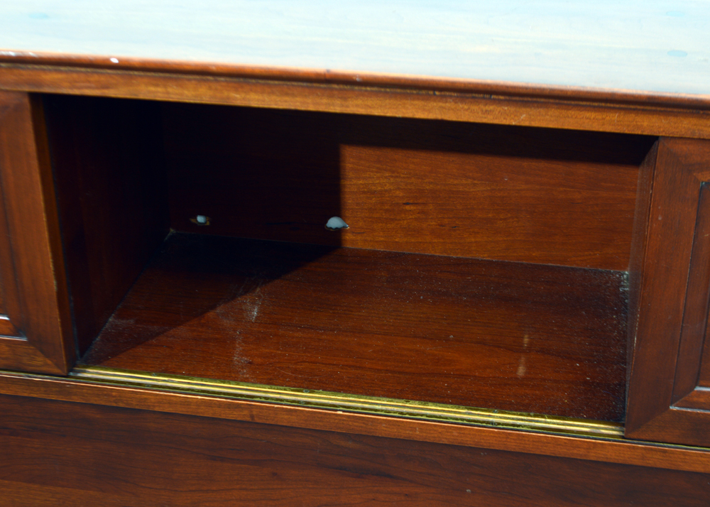 Willett Cherry Full Size Headboard and Mirror