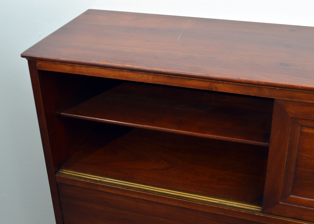 Willett Cherry Full Size Headboard and Mirror