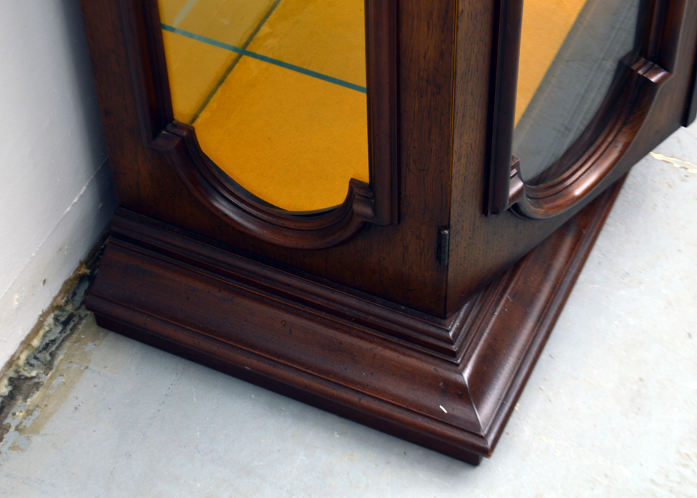 Vintage Lighted Display Cabinet