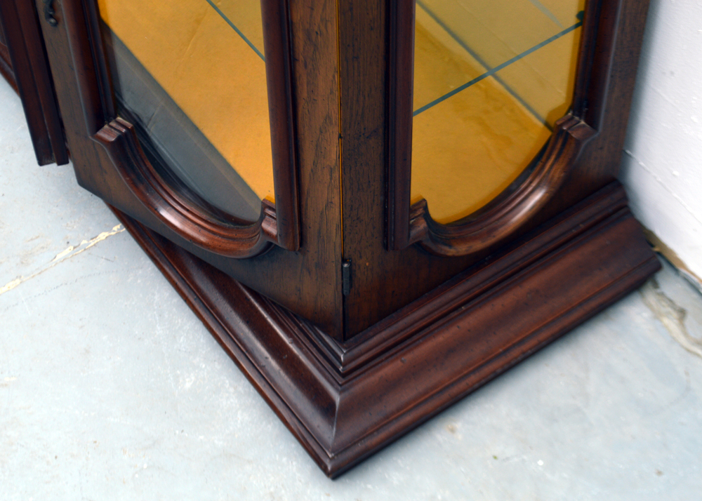 Vintage Lighted Display Cabinet