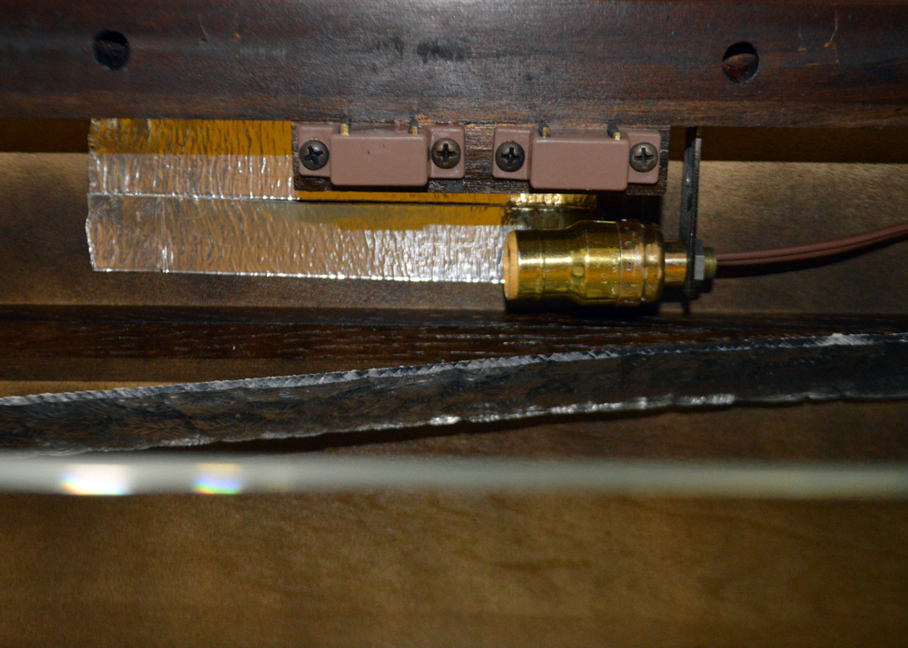 Vintage Lighted Display Cabinet