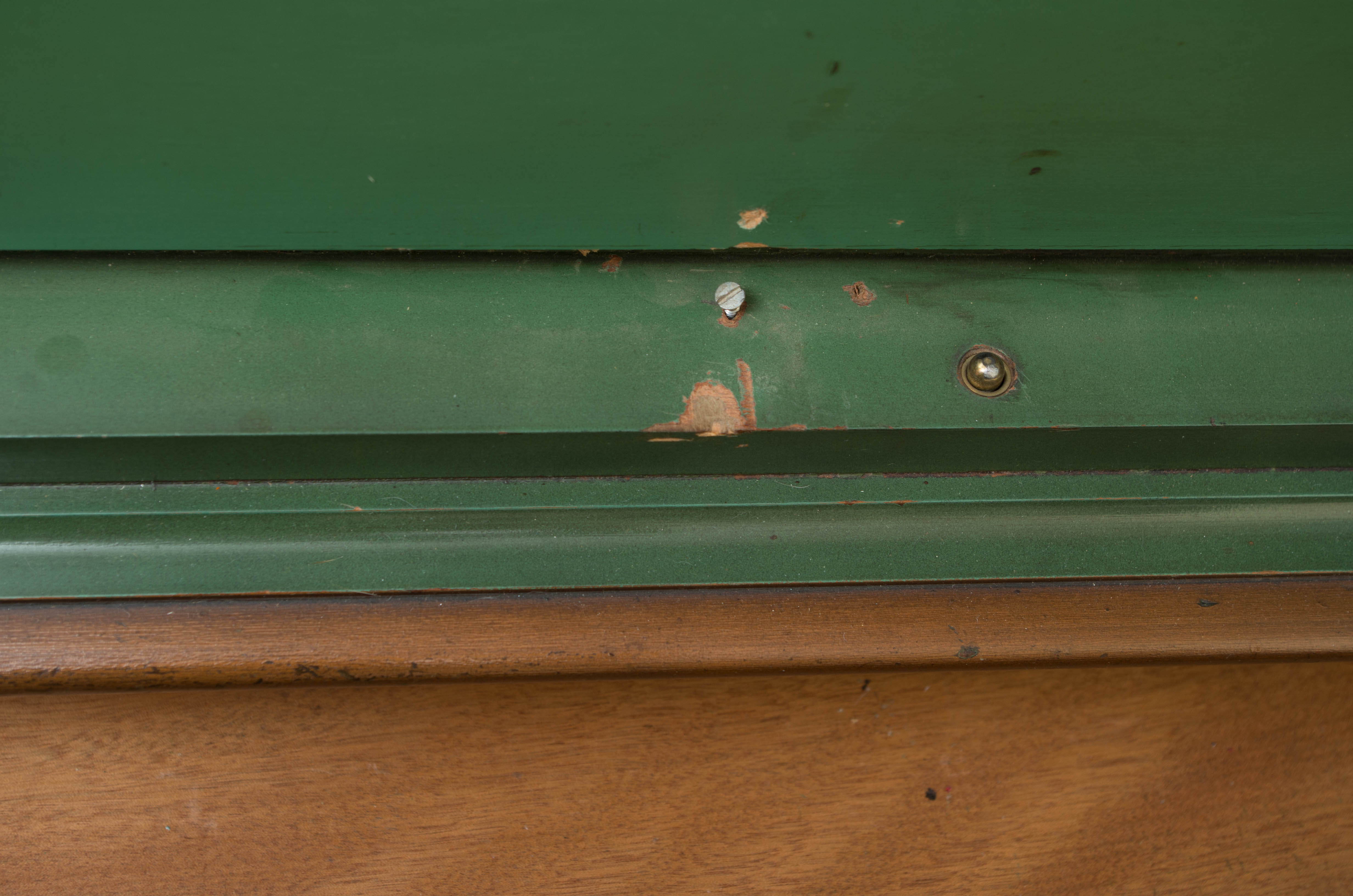 Vintage Hand Painted Chinoiserie Cabinet On Stand