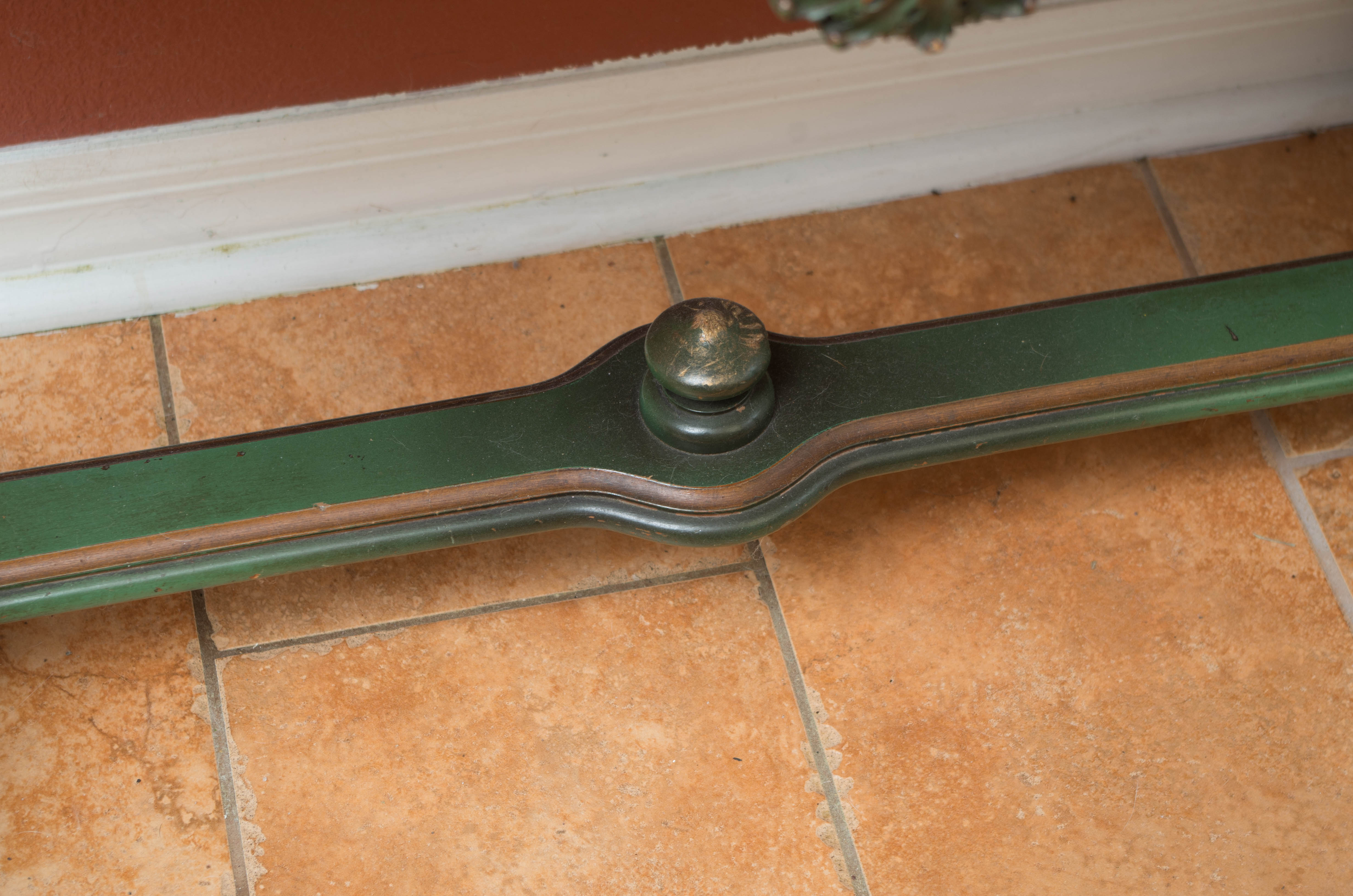 Vintage Hand Painted Chinoiserie Cabinet On Stand