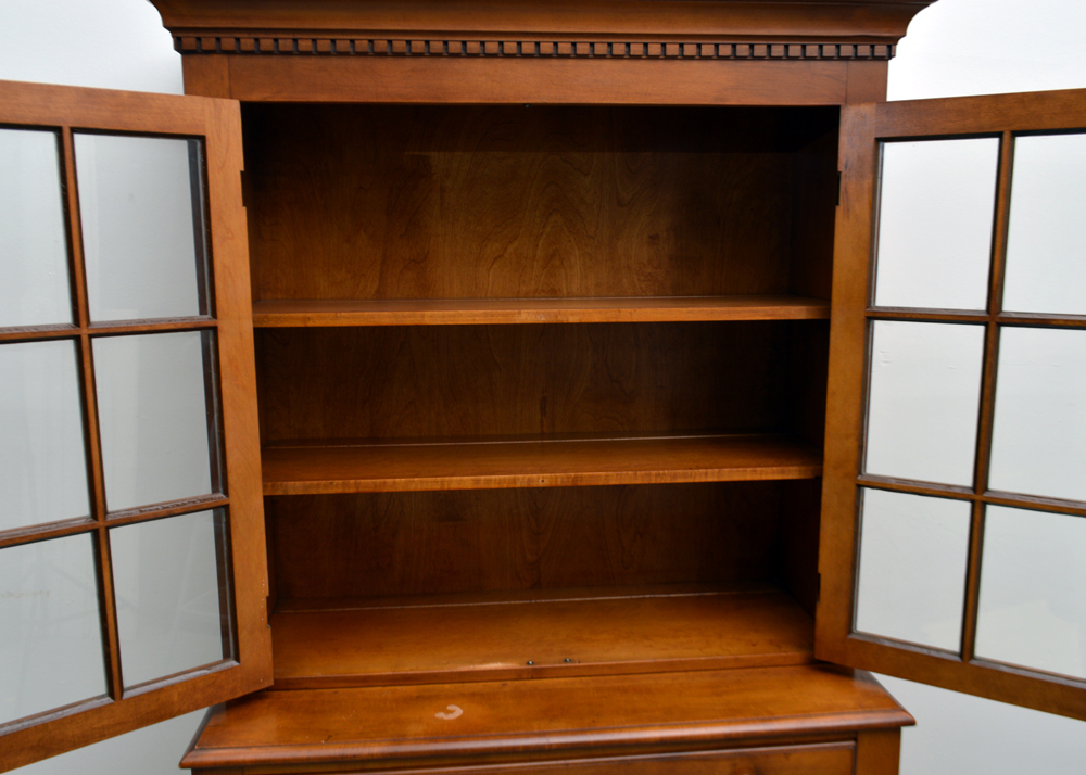 Colonial Style Maple Cupboard by New England Furniture