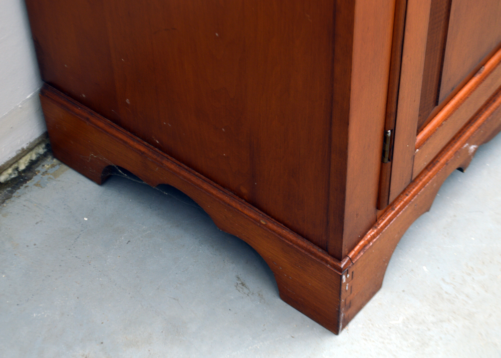 Colonial Style Maple Cupboard by New England Furniture