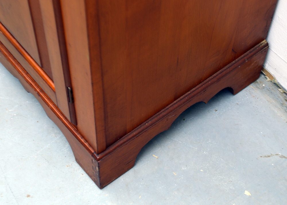 Colonial Style Maple Cupboard by New England Furniture